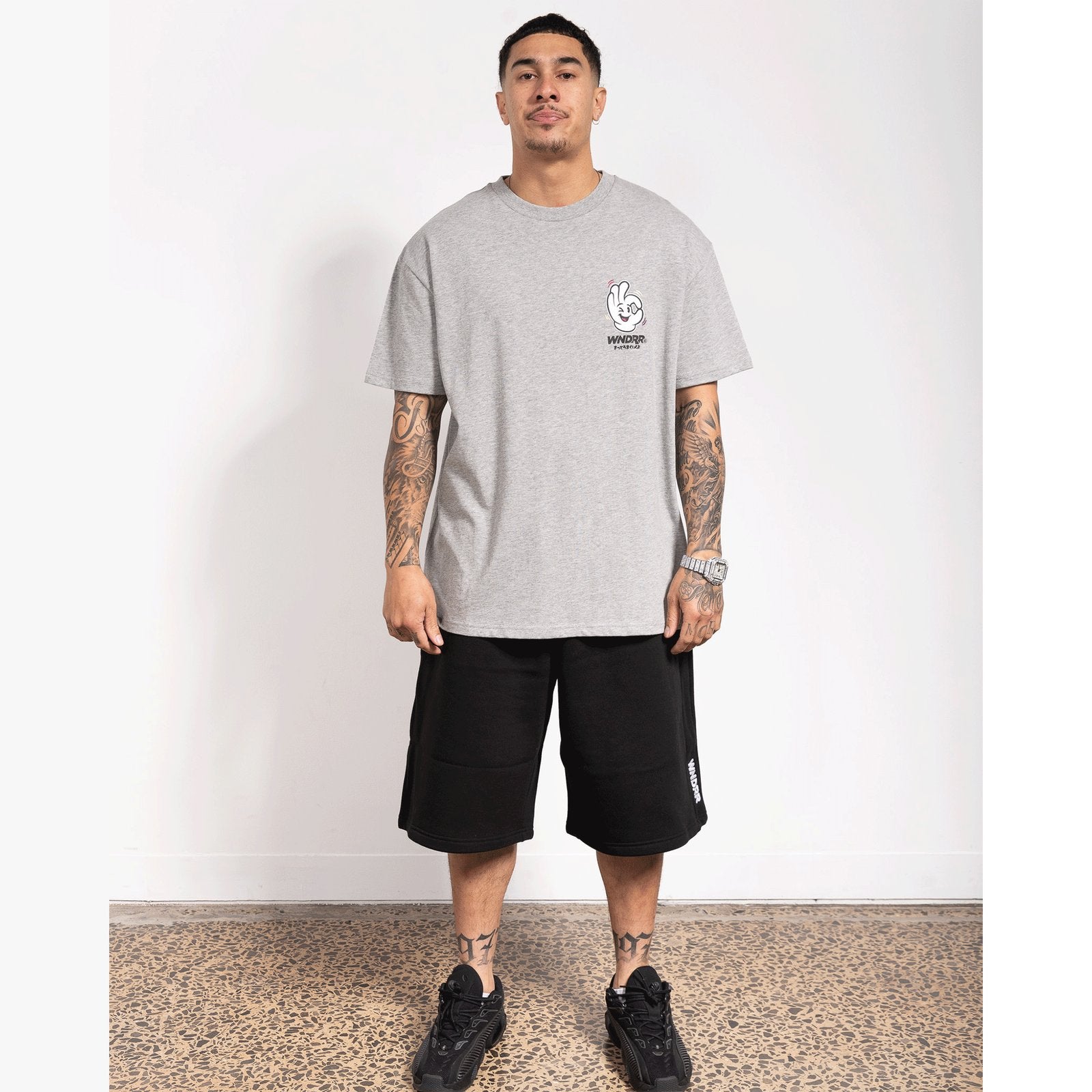 I'm Sure Box Fit Tee Grey Marle - Image 7