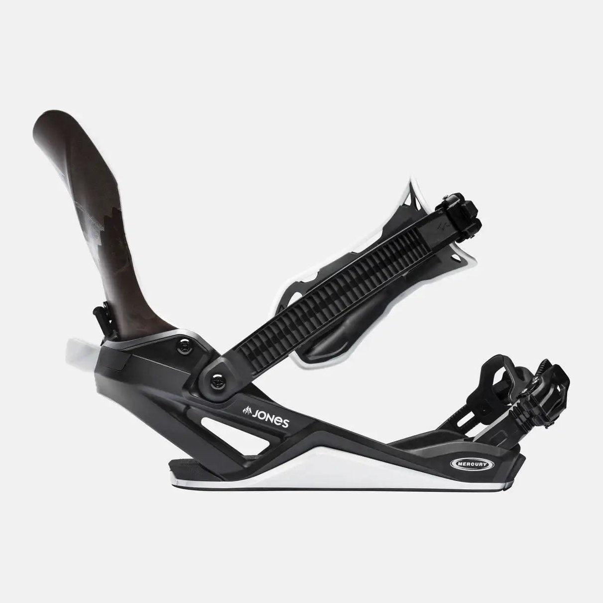 Mens Mercury FASE Snowboard Bindings Black / Silver - Image 7