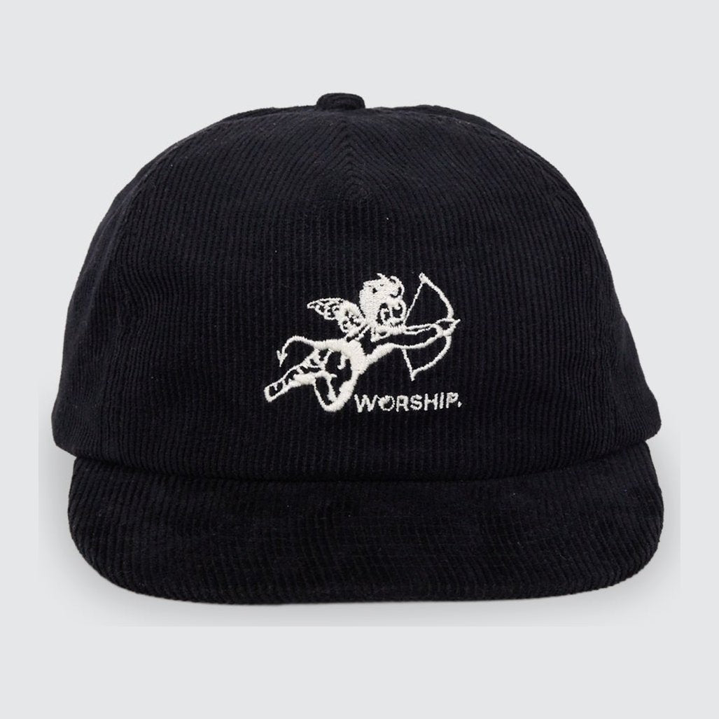 Cherub Cord Hat Black - Image 7