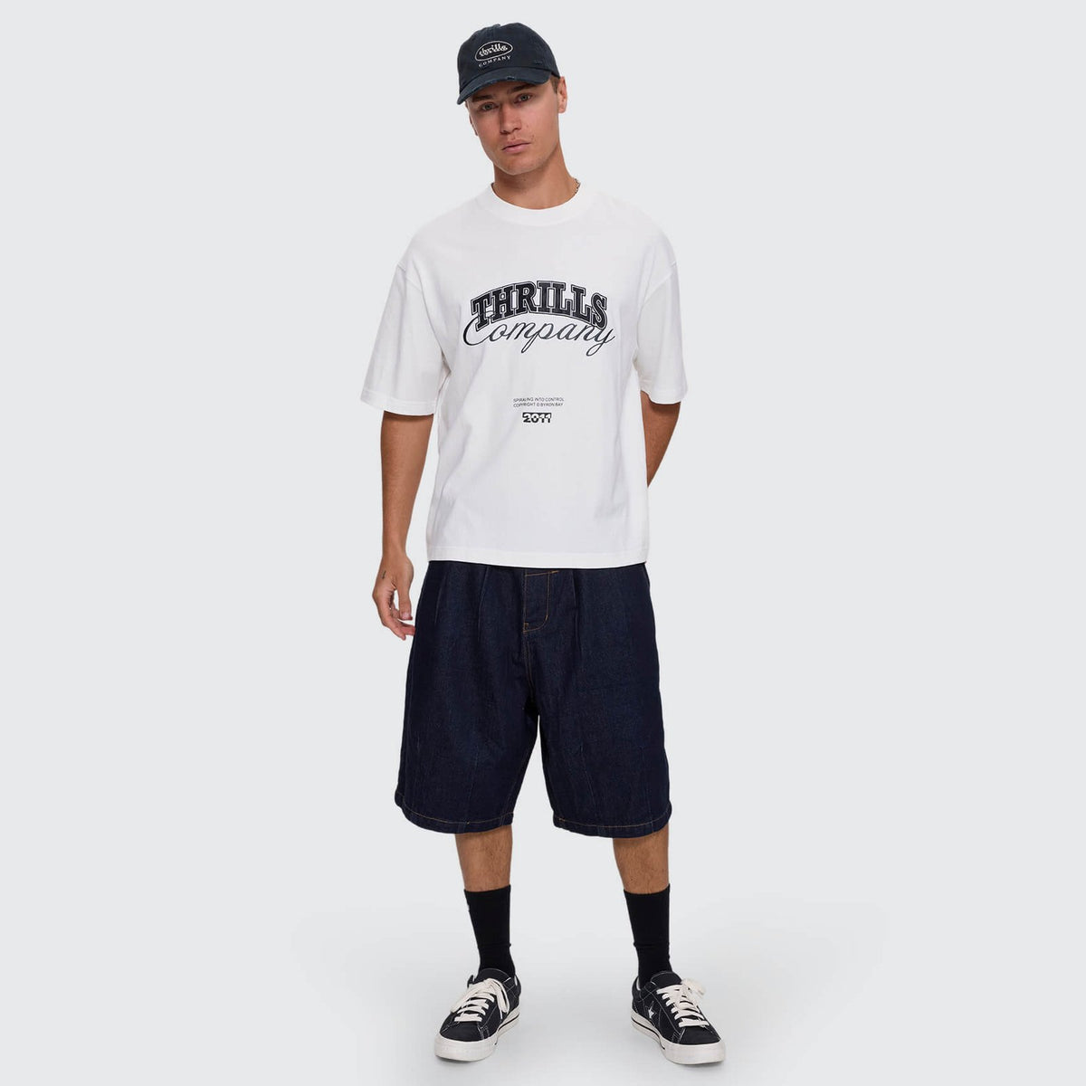 Spiraling Box Crop Tee Dirty White - Image 7