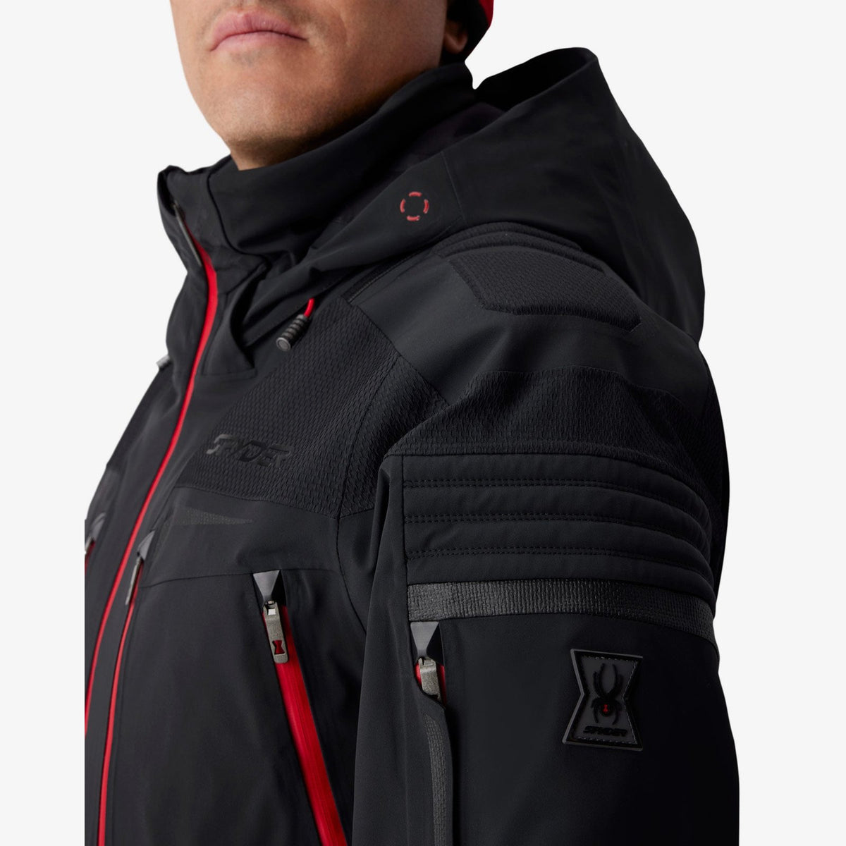 Mens Pinnacle Jacket Black - Image 7