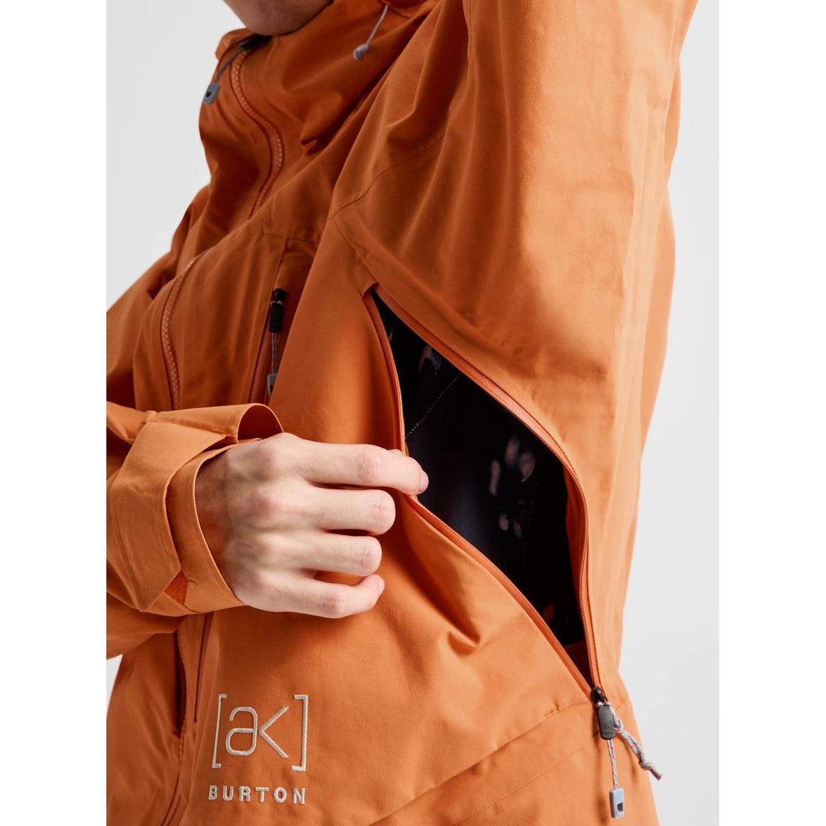 Mens [Ak] Cyclic Gore-Tex 2L Jacket Goldfish Orange - Image 73