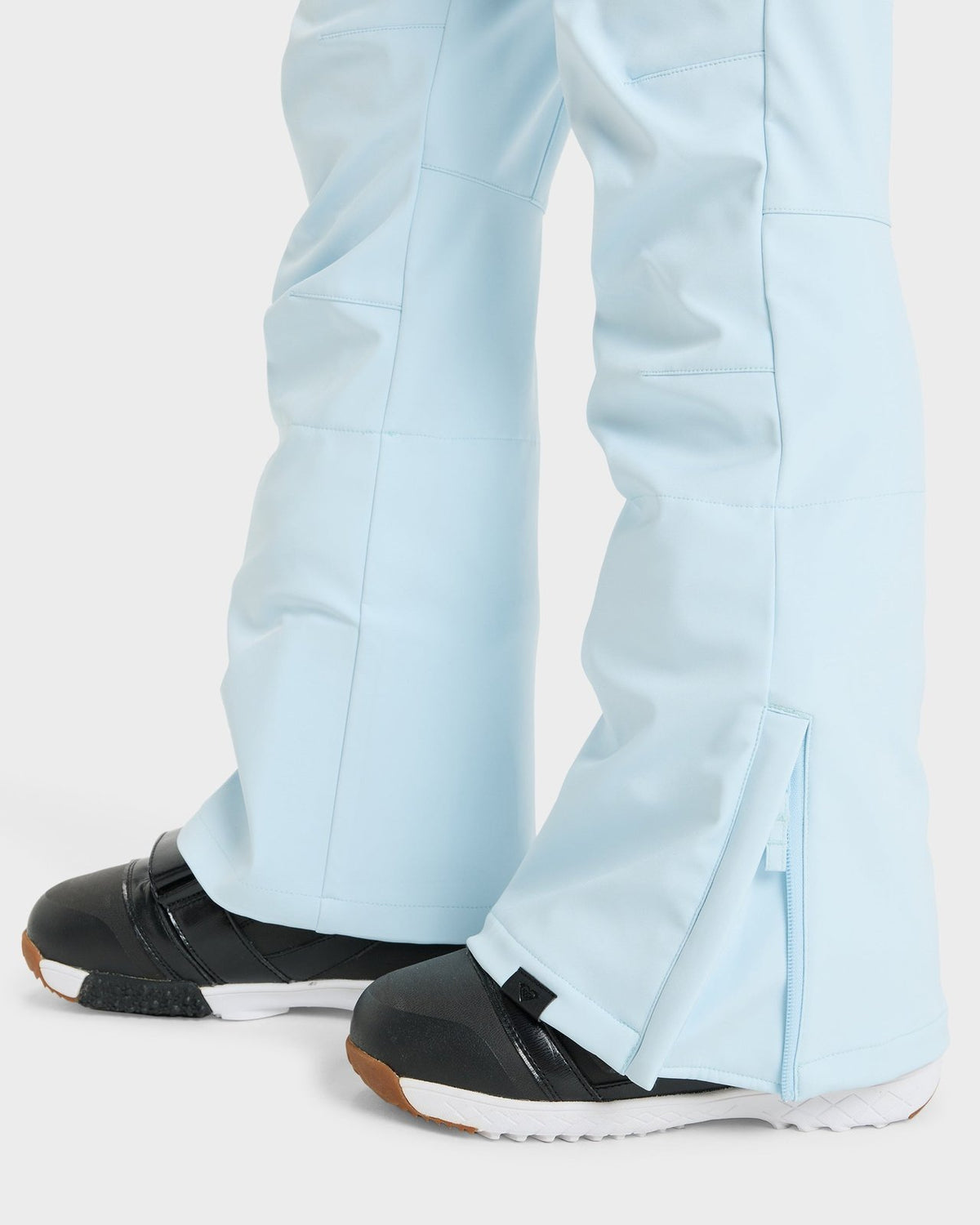 Womens Rising High Snowboard Pants Ice Blue - Image 7