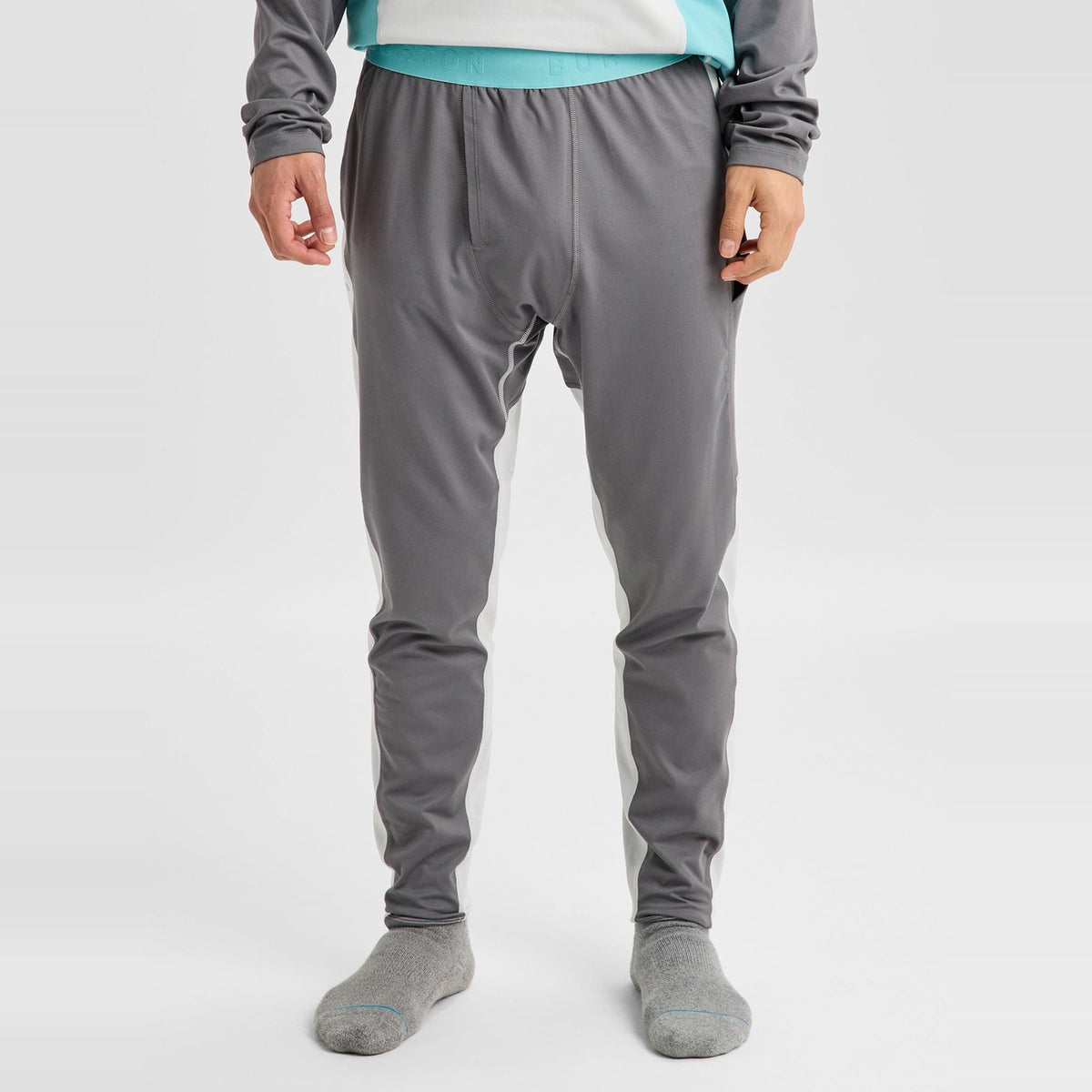 Mens Synthetic Midweight Base Layer Pants Gotham Gray/Gray Cloud - Image 7