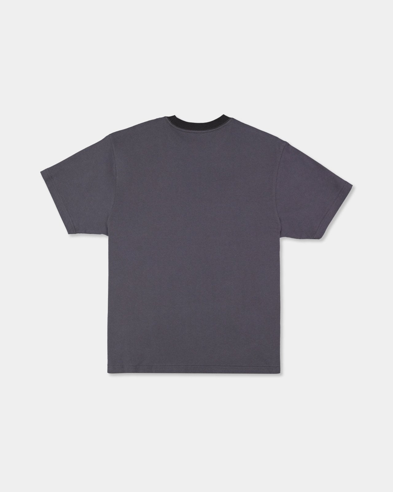 Mens Panel T-Shirt Aged Indigo - Image 7