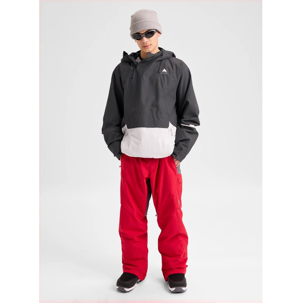 Mens Reserve 2L Relaxed Anorak Jacket Gotham Gray / Gray Cloud - Image 7