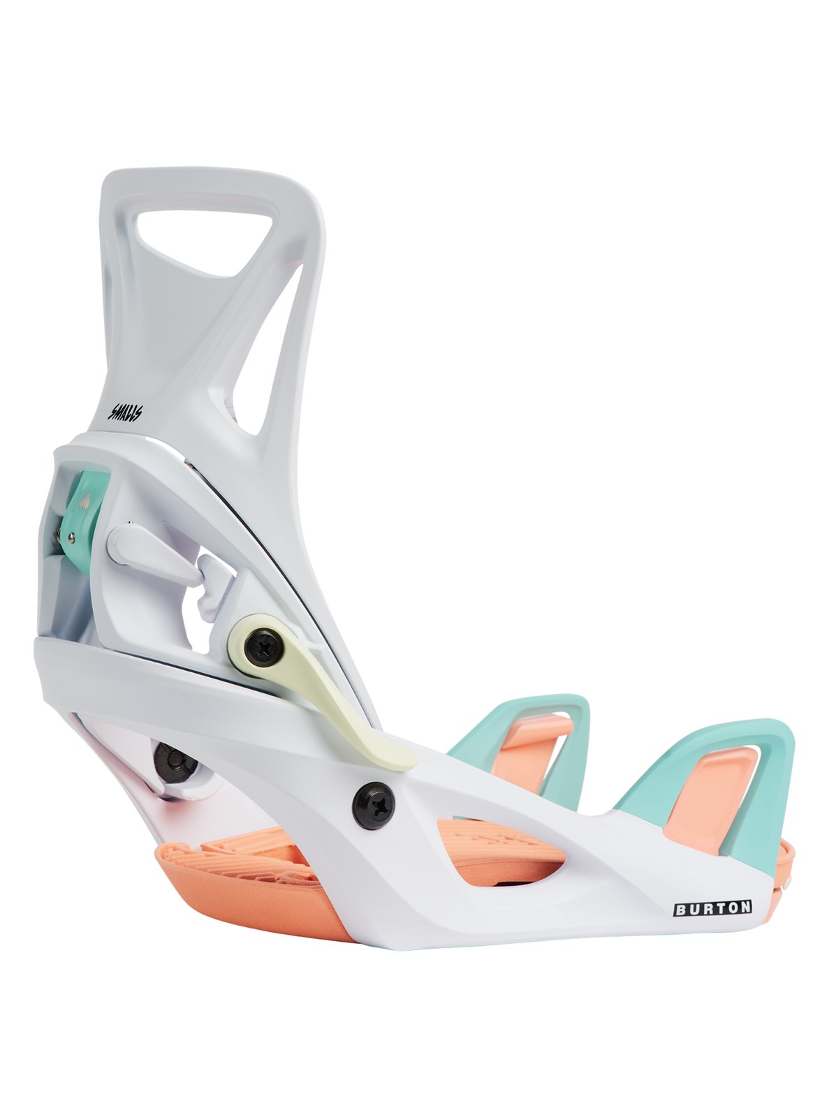 Kids' Step On Smalls Re:Flex Snowboard Bindings White / Multi - Image 7