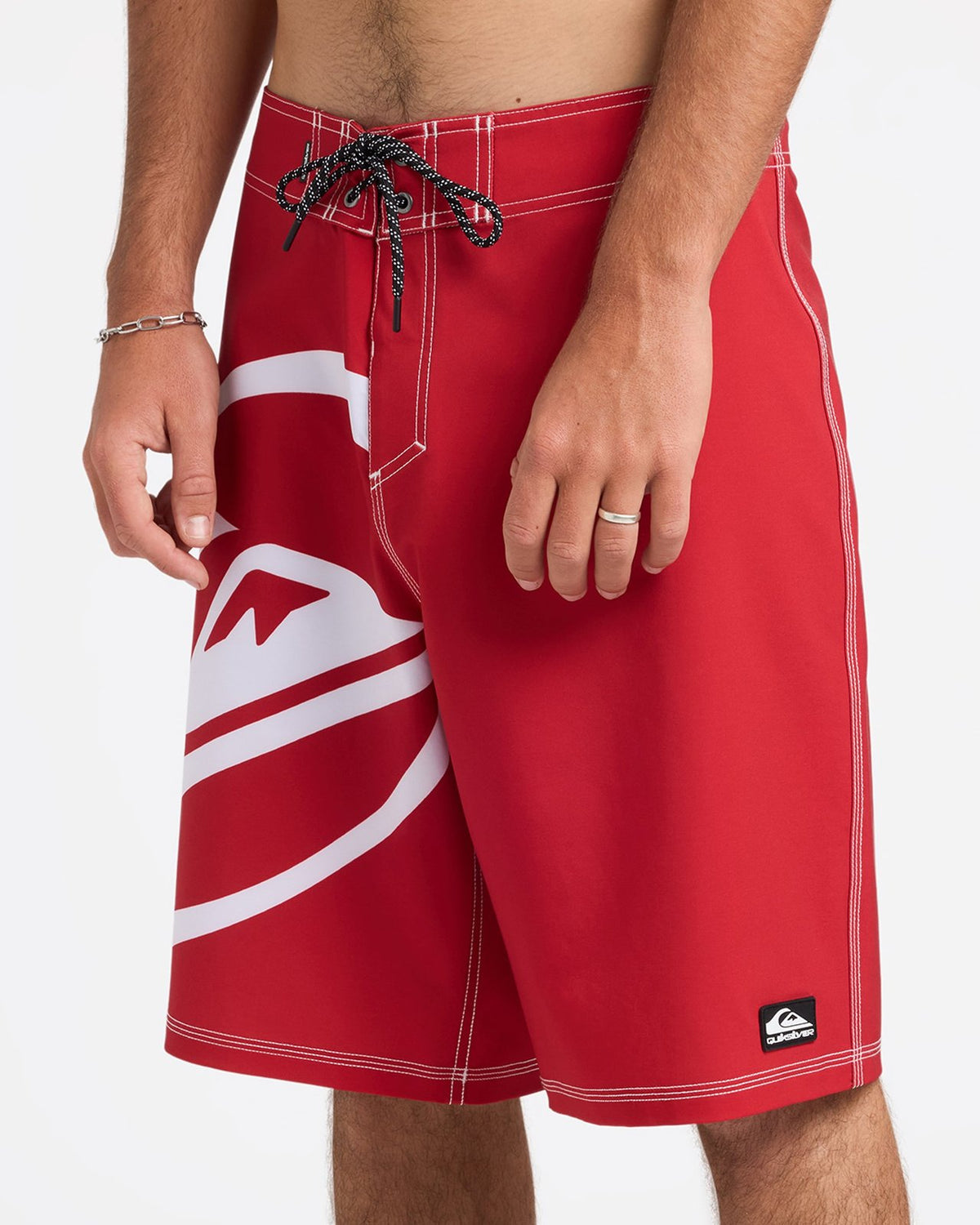 Mens Silicon 21" Board Shorts Salsa - Image 7