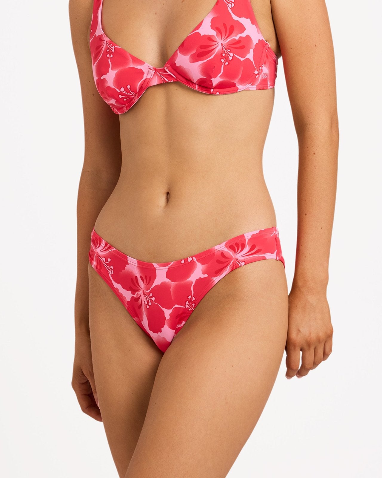 Womens Tropic Babe Bondi Bikini Bottom Sea Pink - Image 7