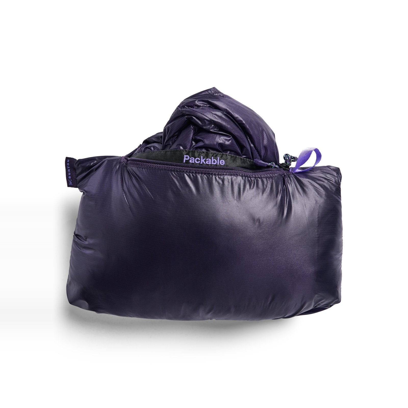 Mens [Ak] Baker Ultralight Down Jacket Nightshade Purple - Image 7