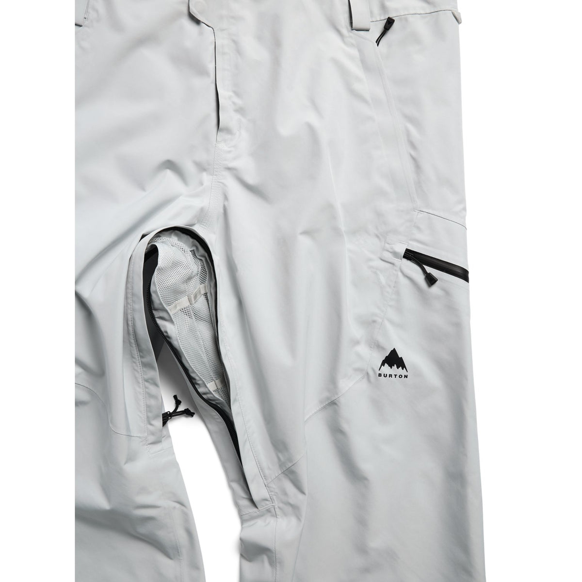 Mens Reserve Gore-Tex 2L Bib Pants Gray Cloud - Image 7