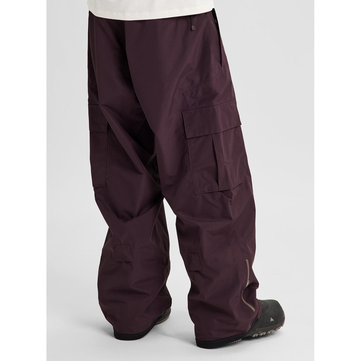 Mens Reserve 2L Baggy Snowboard Pants Bear Hug Brown - Image 7