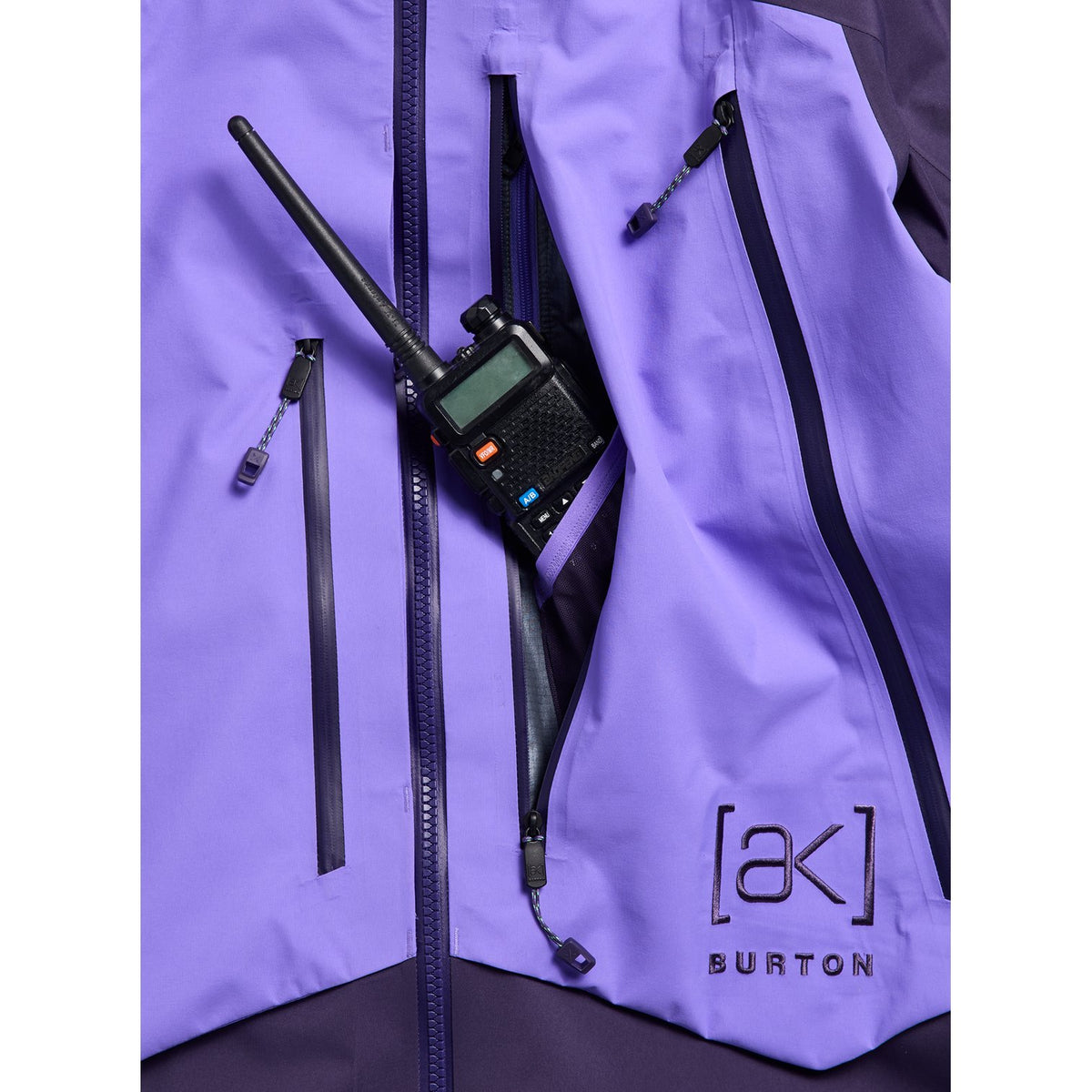 Womens [Ak] Acamar Gore-Tex Pro 3L Jacket Nightshade Purple / Purple Voltage - Image 7