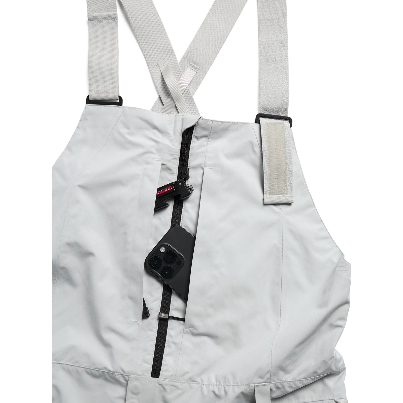Mens Reserve Gore-Tex 2L Bib Pants Gray Cloud - Image 7