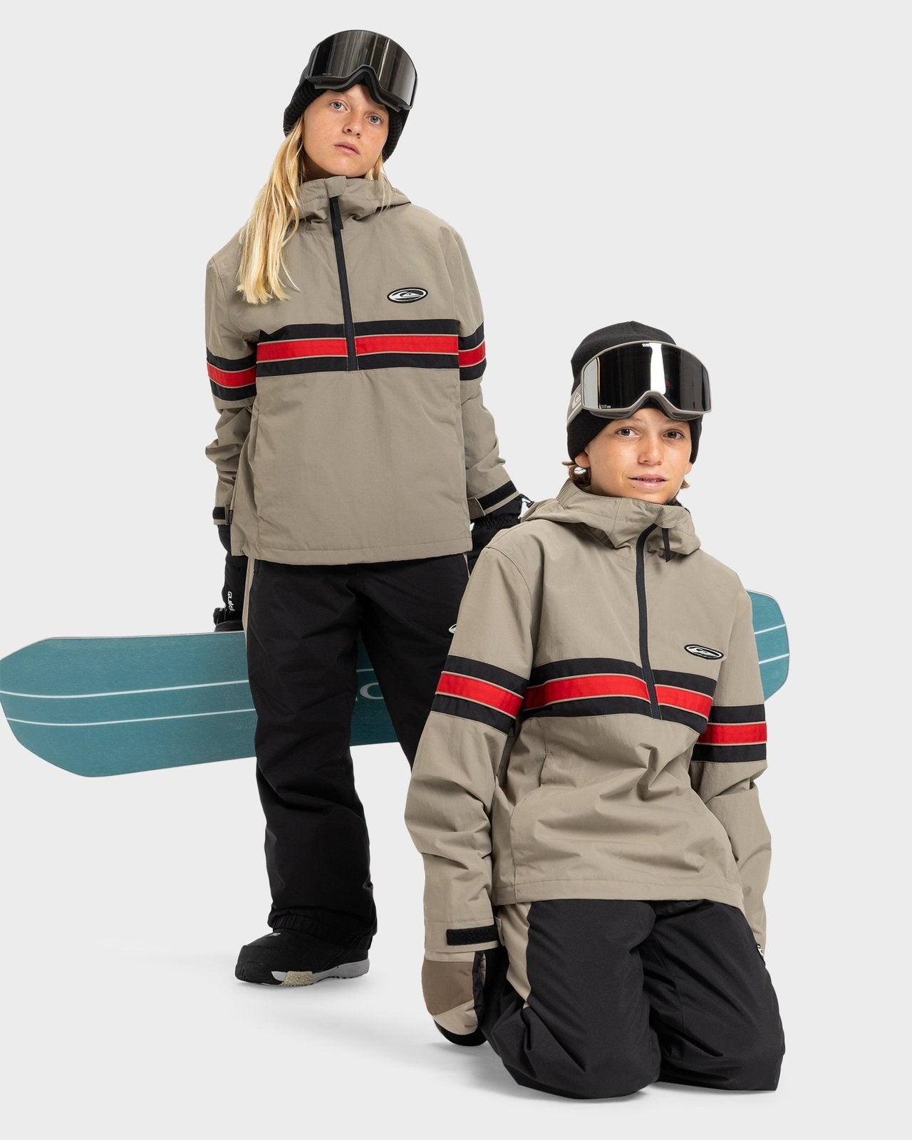 Boys 8-16 Snow Down Snow Pants True Black - Image 7