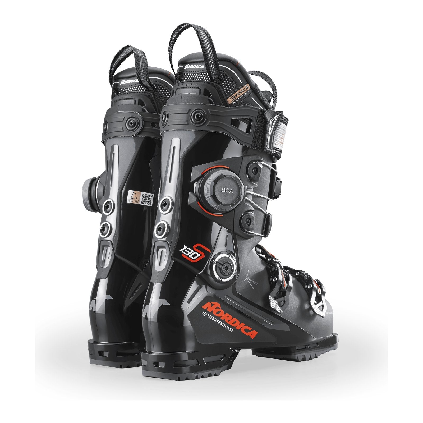 Speedmachine 3 130 S BOA Cuff Black / Anthracite / Red - Image 7