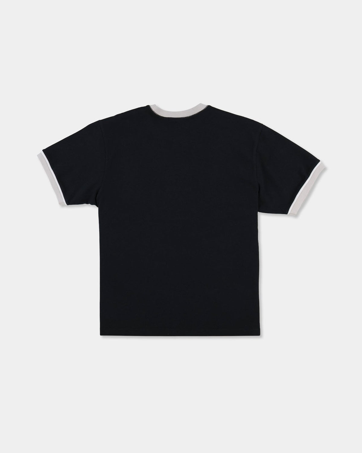 Mens Spec 73 Bio Ringer T-Shirt Black - Image 7