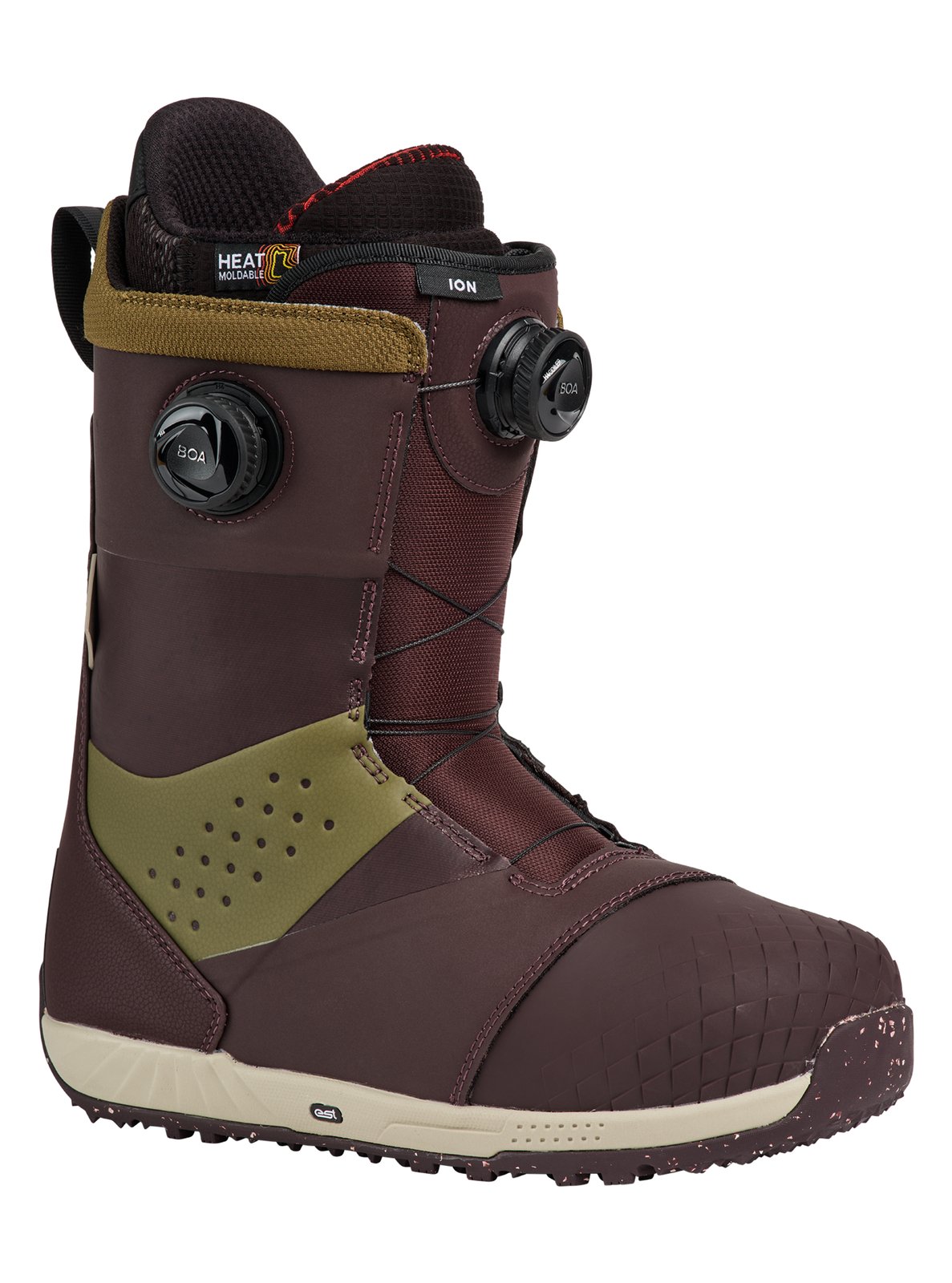 Mens Ion BOA Snowboard Boots Bear Hug Brown - Image 7