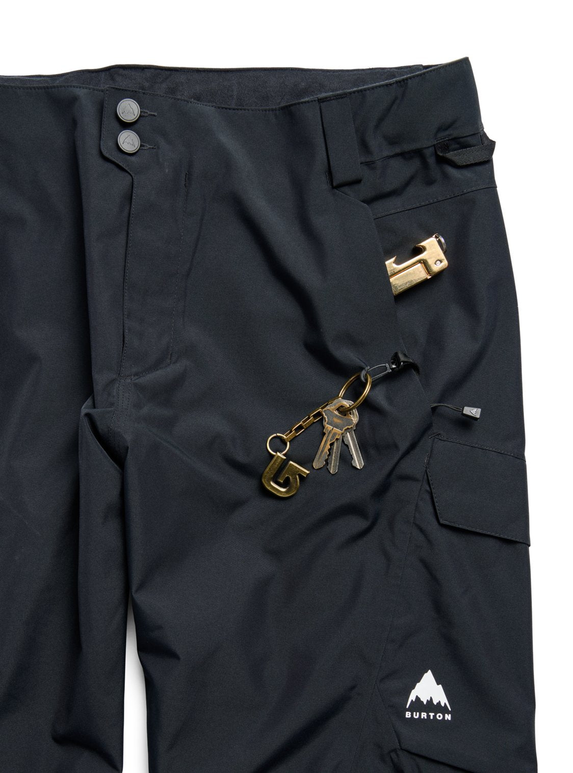 Mens Reserve 2L Tall Pants True Black - Image 7