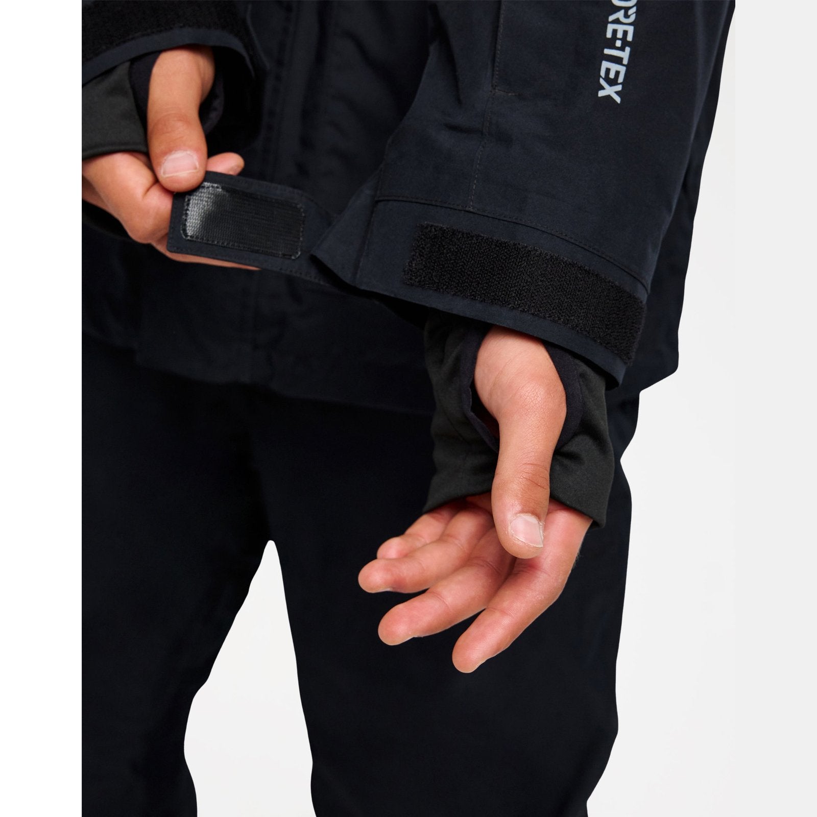 Mens Mission Gore-Tex Snow Jacket True Black - Image 8