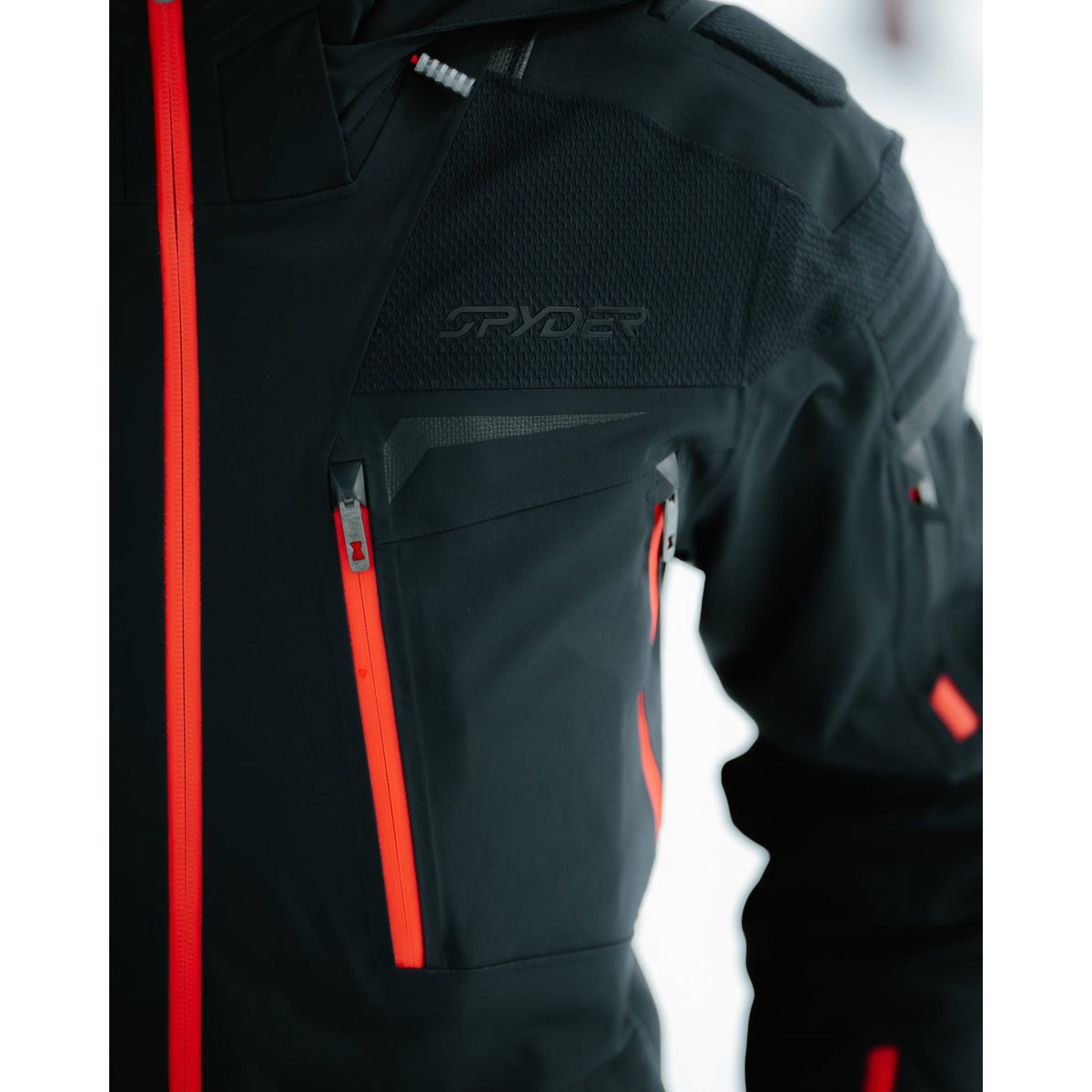 Mens Pinnacle Jacket Black - Image 8