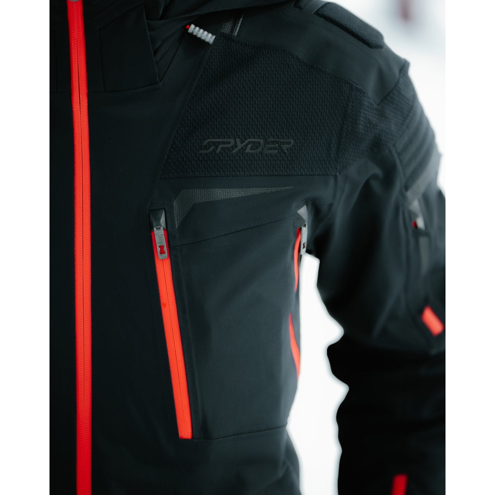 Mens Pinnacle Jacket Black - Image 8