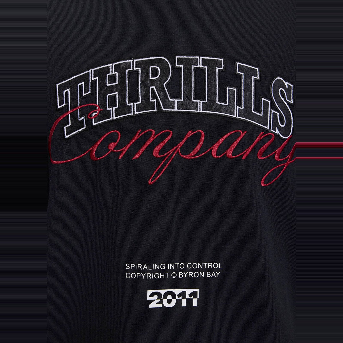 Spiraling Box Crop Tee Washed Black - Image 8