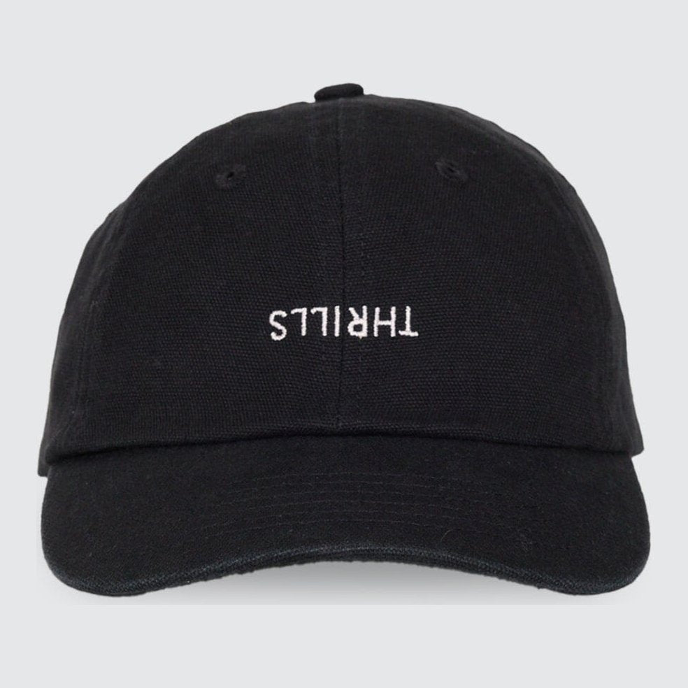 Minimal 6 Panel Cap Washed Black - Image 8