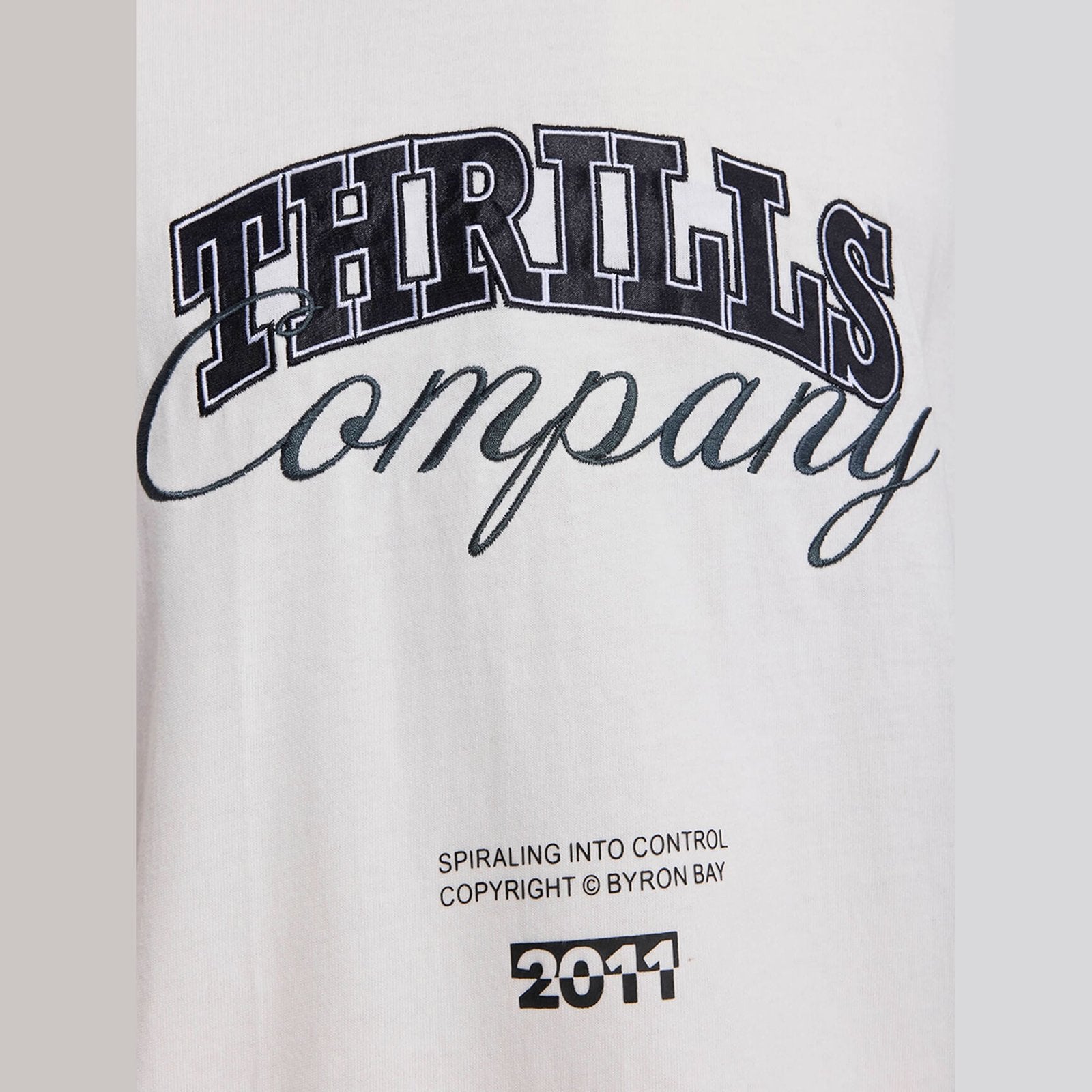 Spiraling Box Crop Tee Dirty White - Image 8