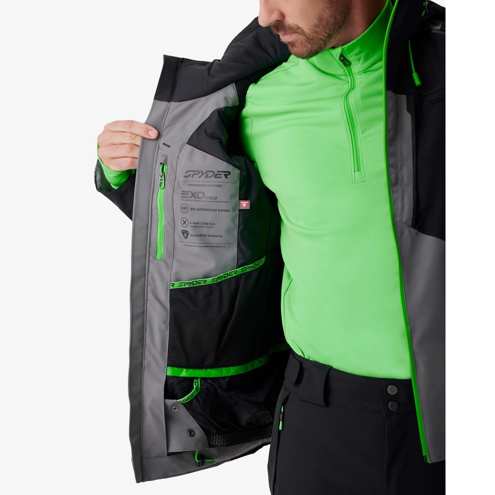 Mens Leader Jacket Storm - Image 8