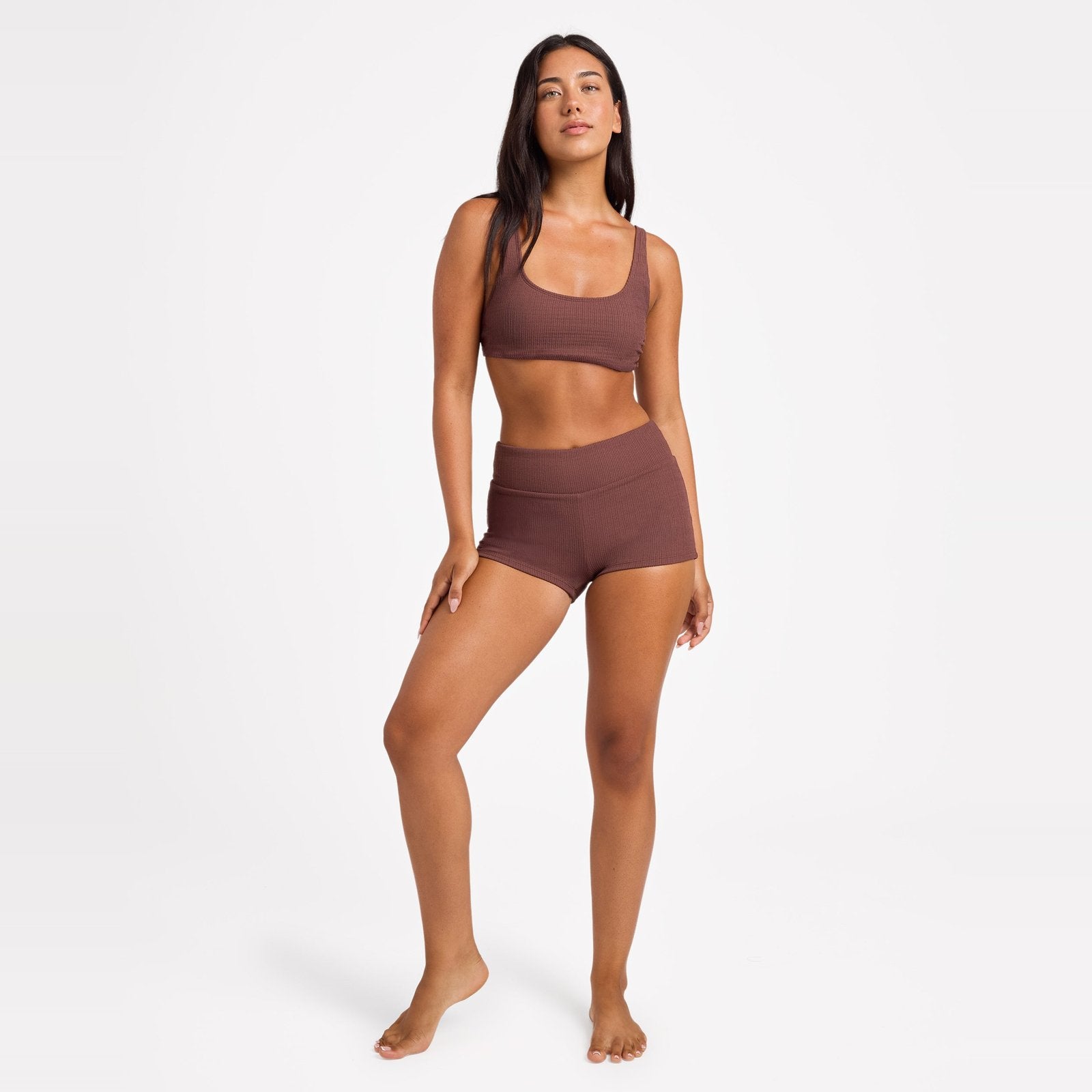 Womens Love Boyleg Bikini Bottom Java - Image 8