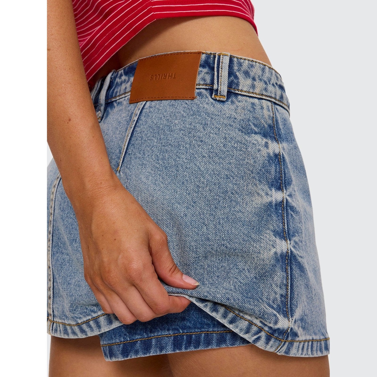 Brady Low Rise Skort Clam Bake Blue - Image 8