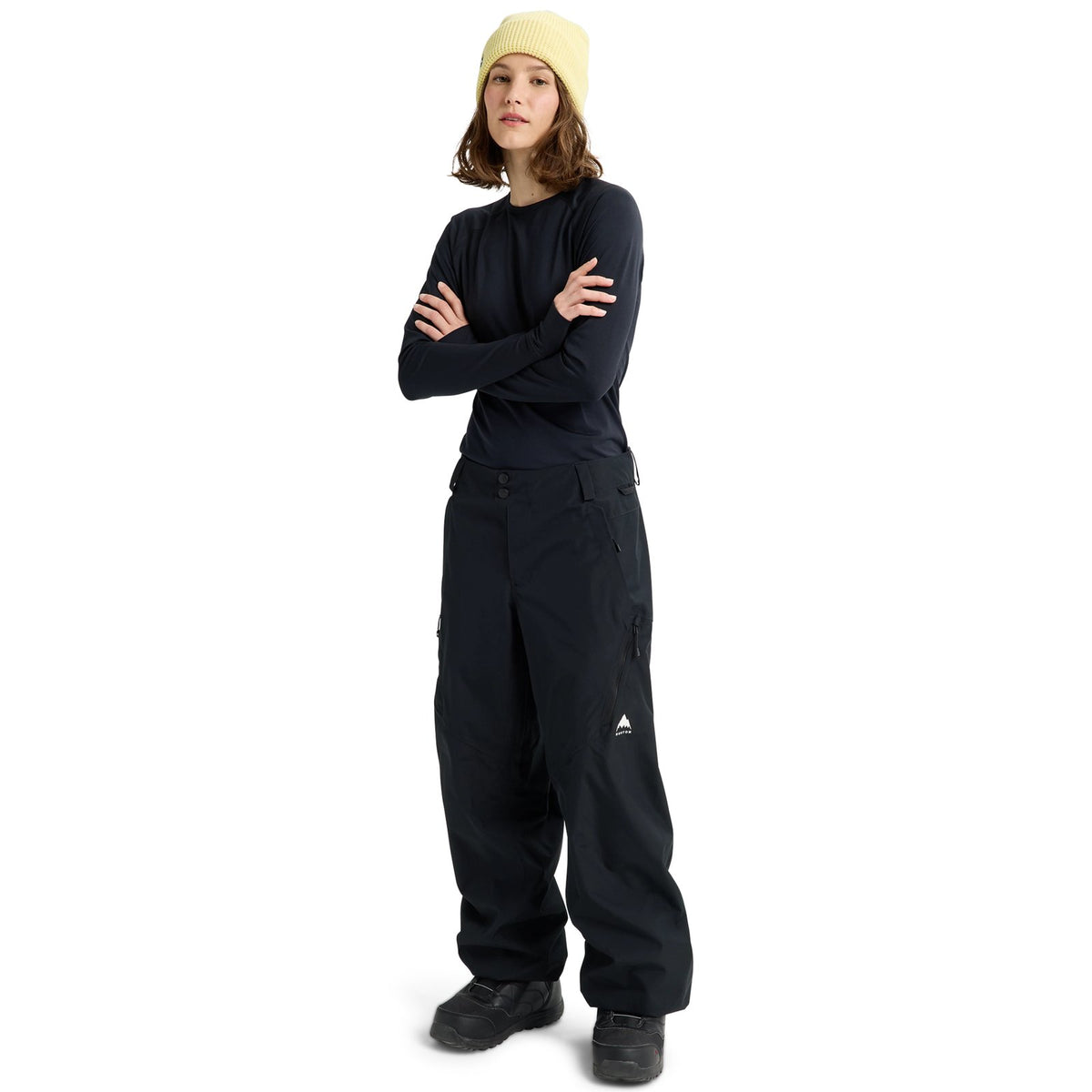 Womens Reserve 2L Relaxed Pants True Black - Image 8