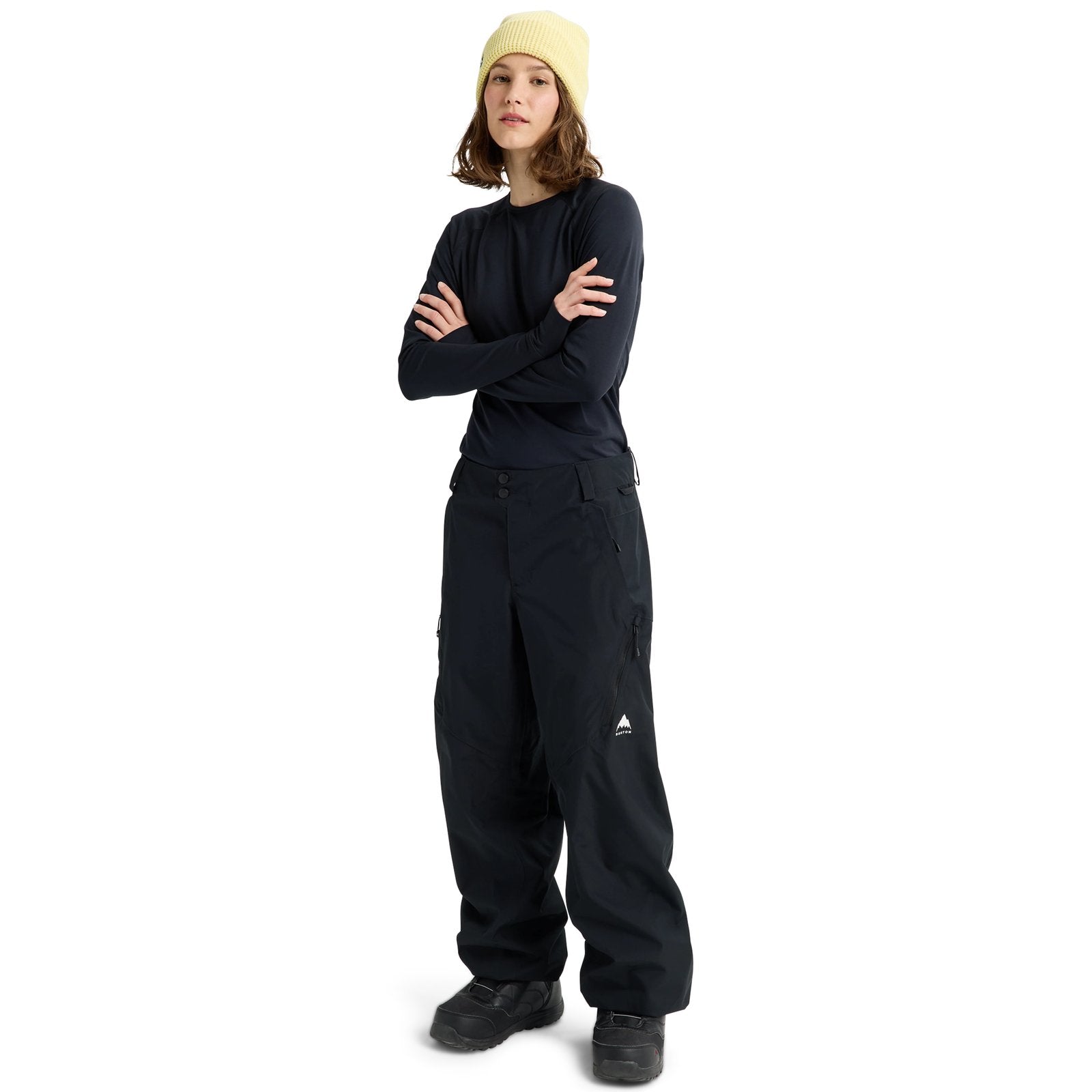 Womens Reserve 2L Relaxed Pants True Black - Image 8