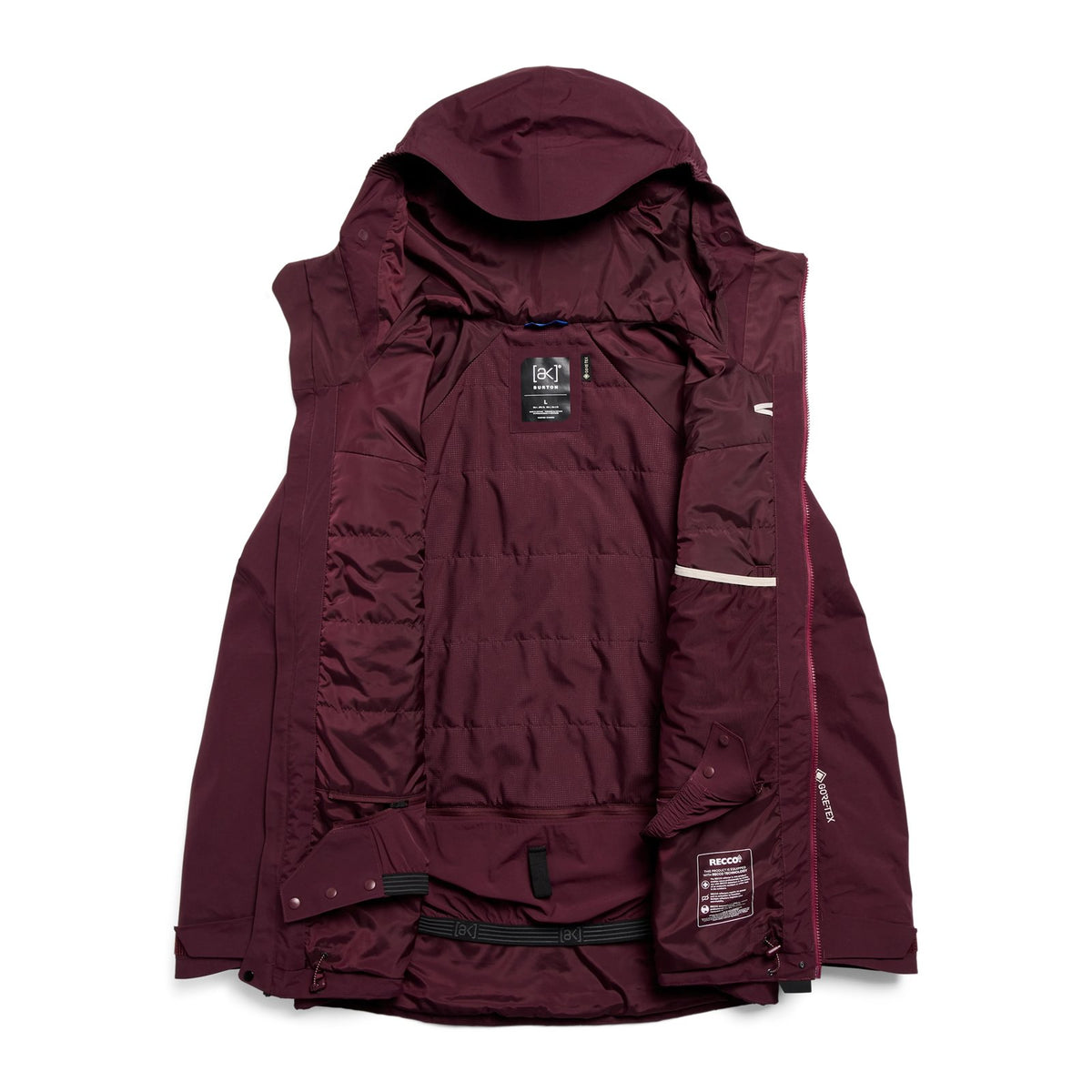 Mens [Ak] Swash Synthetic Insulated Gore-Tex 2L Jacket Rum Raisin - Image 8