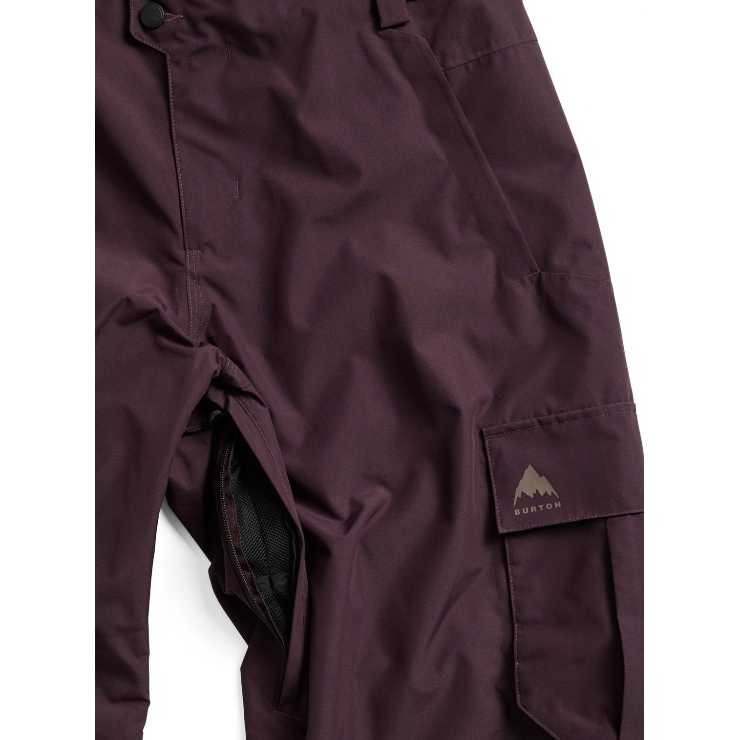 Mens Reserve 2L Baggy Snowboard Pants Bear Hug Brown - Image 8