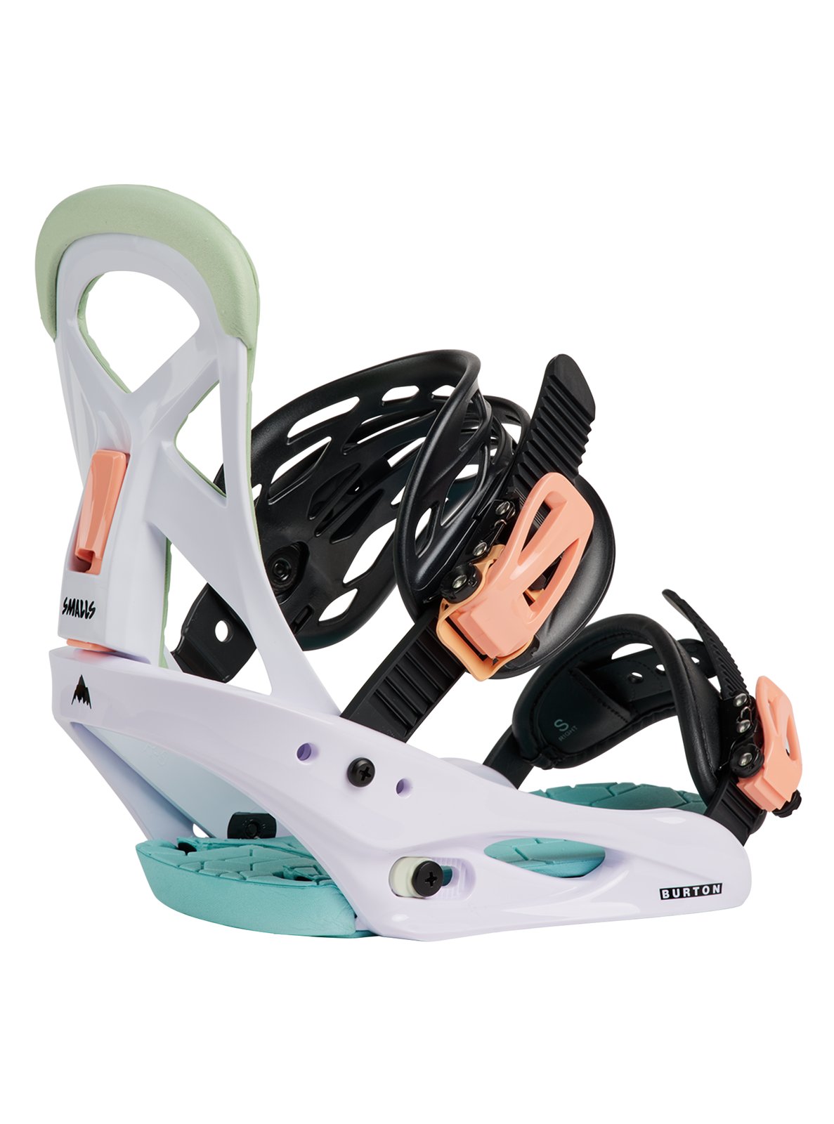 Kids Smalls Re:Flex Snowboard Bindings White / Multi - Image 8