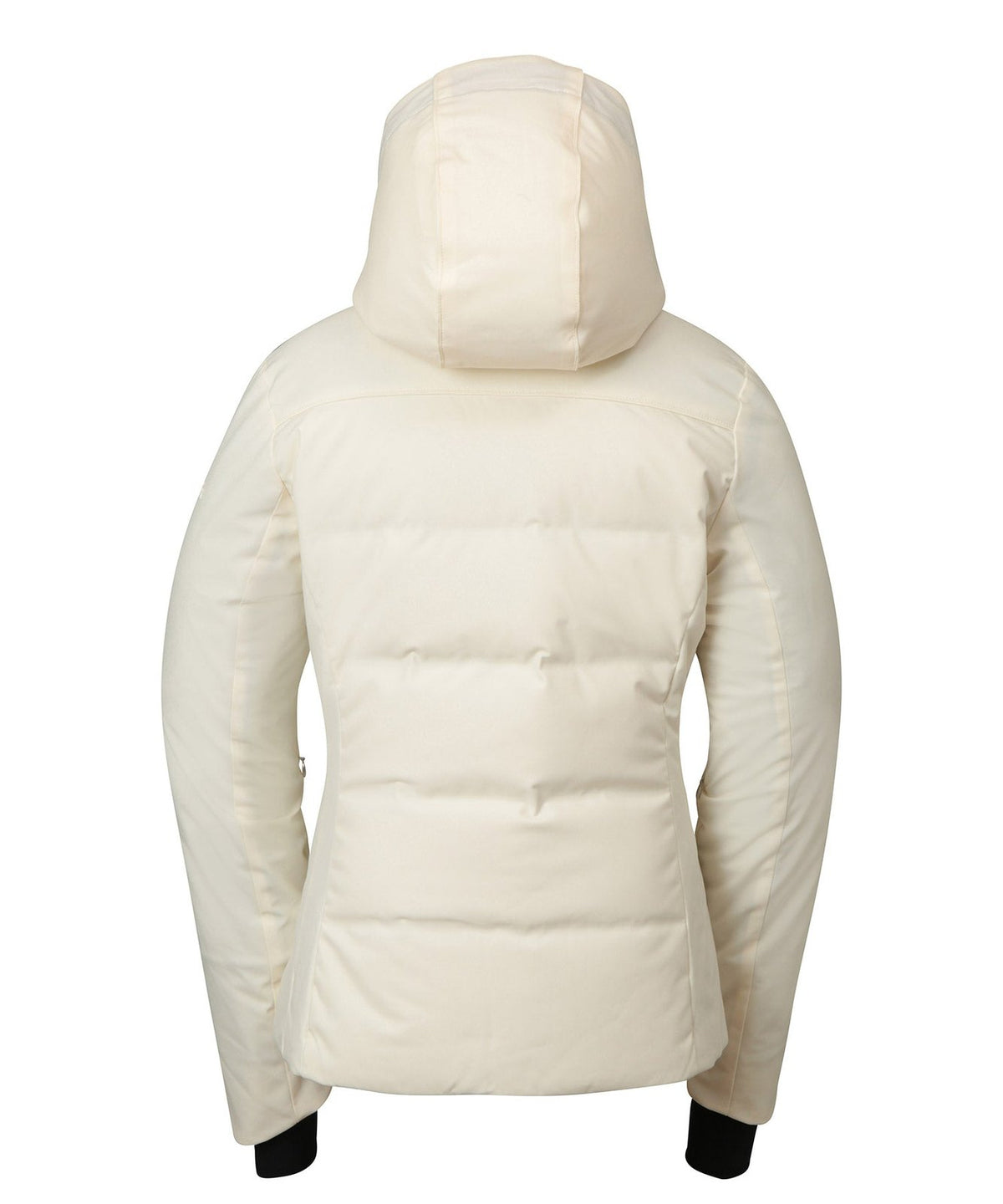 Womens Seamless Down Jacket Off White - Image 8