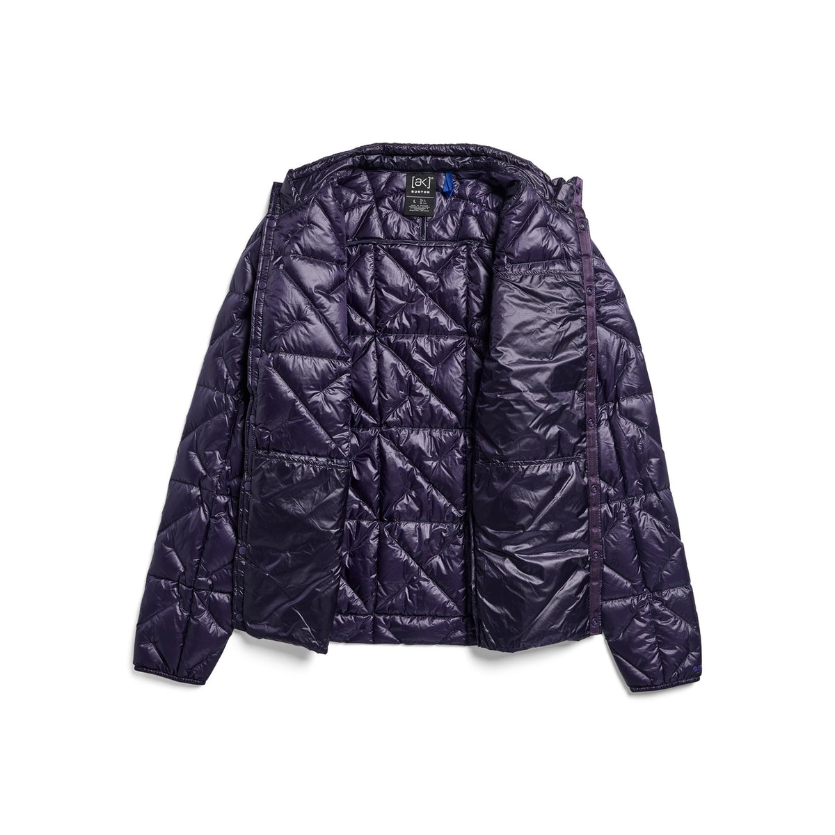 Mens [Ak] Baker Ultralight Down Jacket Nightshade Purple - Image 8