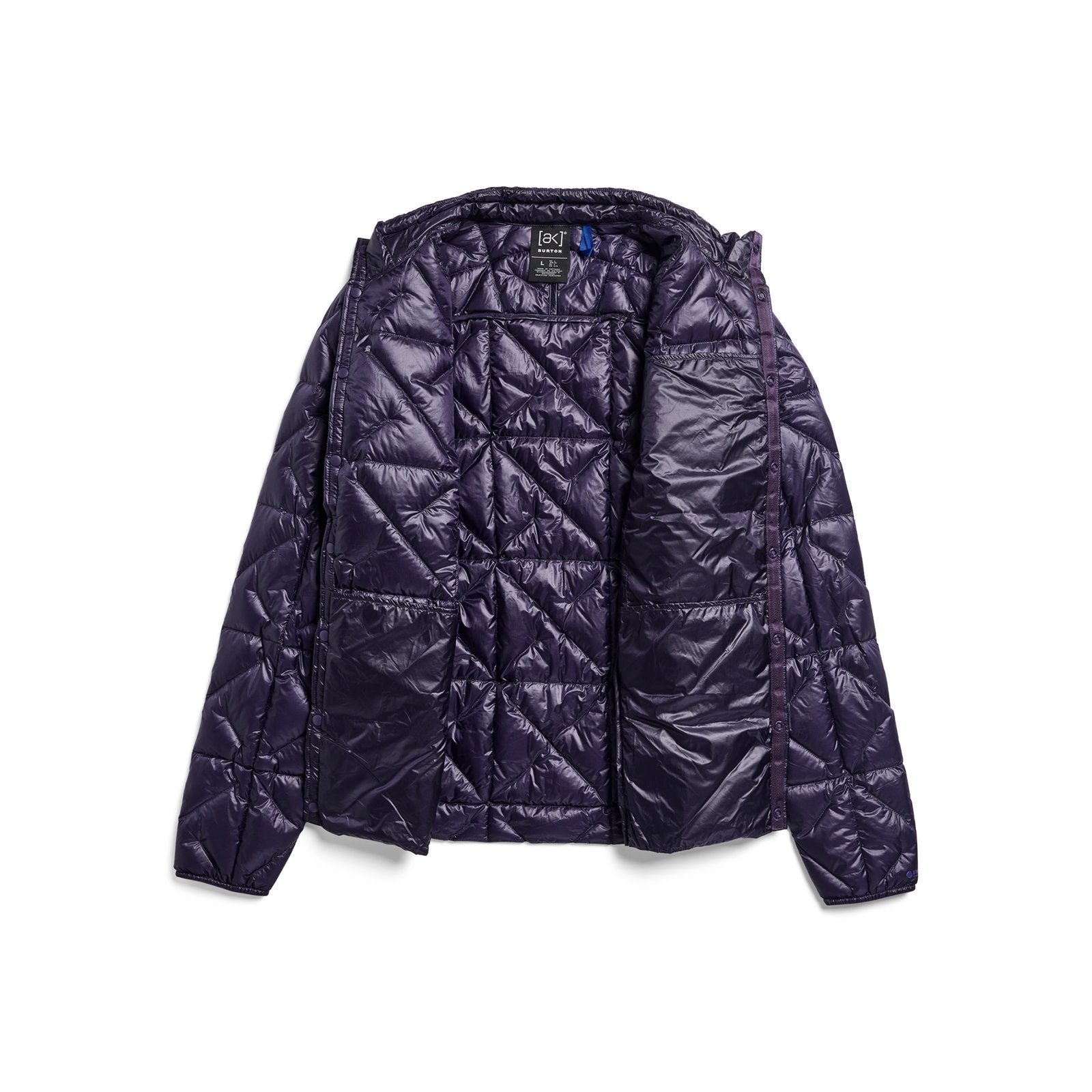 Mens [Ak] Baker Ultralight Down Jacket Nightshade Purple - Image 8