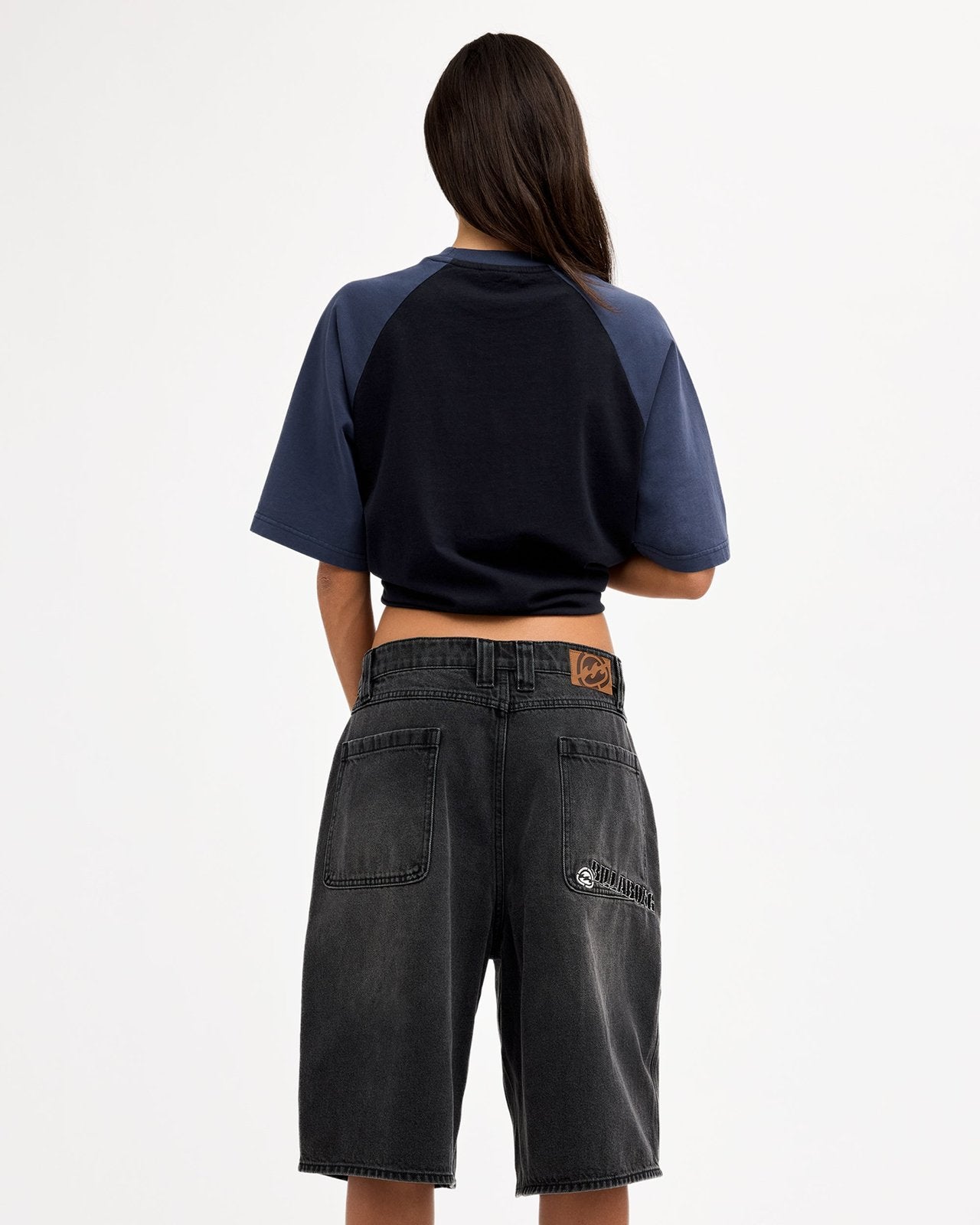 Mens Spec 73 Baggy Denim 23" Black - Image 8