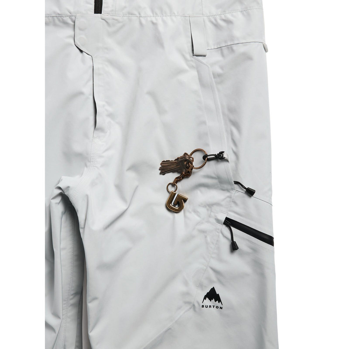 Mens Reserve Gore-Tex 2L Bib Pants Gray Cloud - Image 8