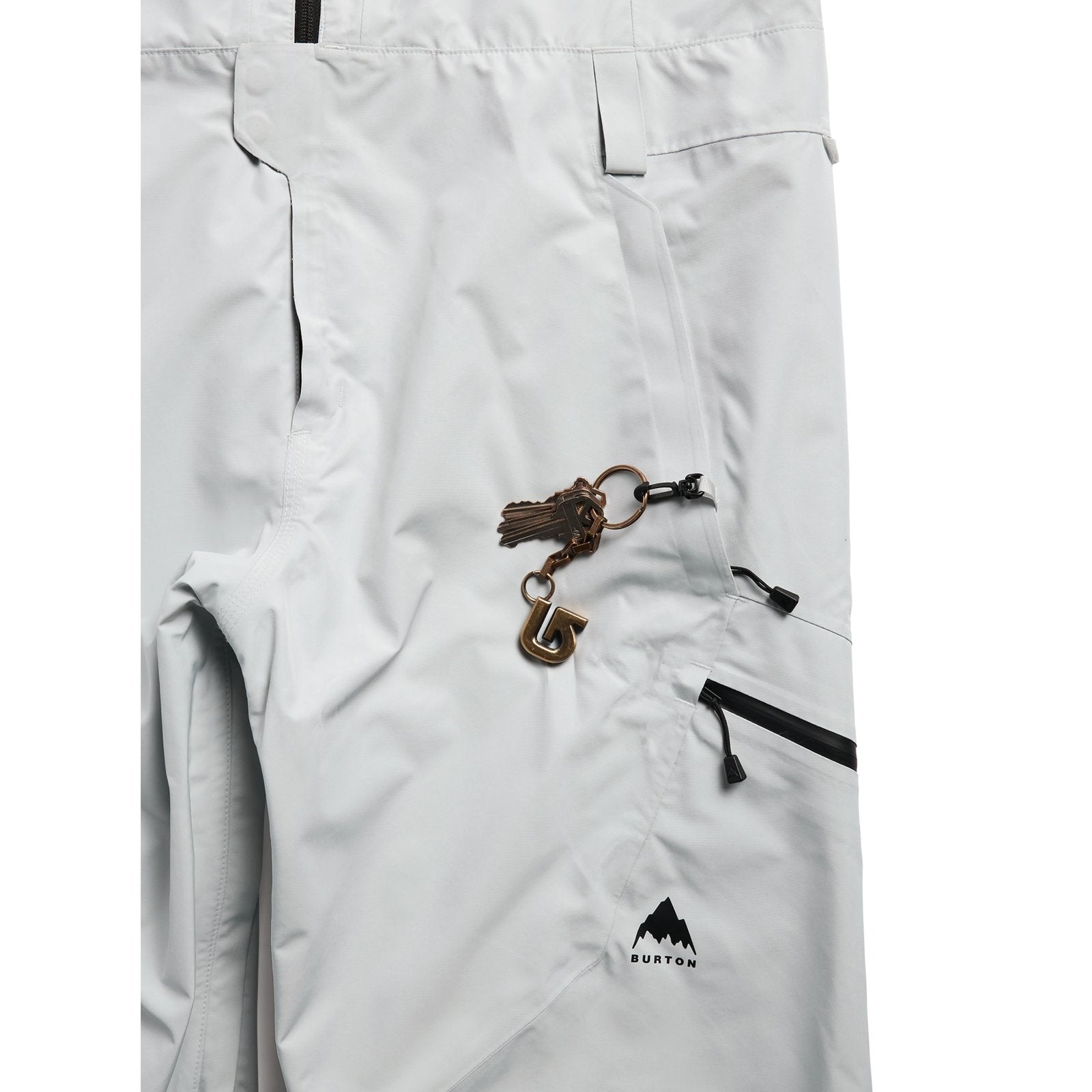 Mens Reserve Gore-Tex 2L Bib Pants Gray Cloud - Image 8