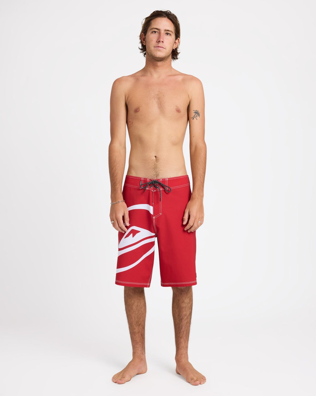 Mens Silicon 21" Board Shorts Salsa - Image 8