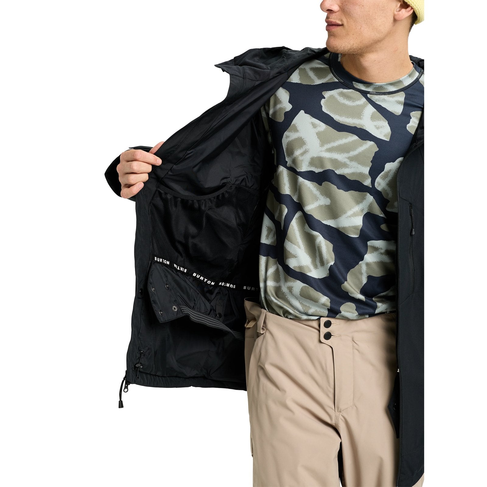 Mens Reserve 2L Jacket True Black - Image 8