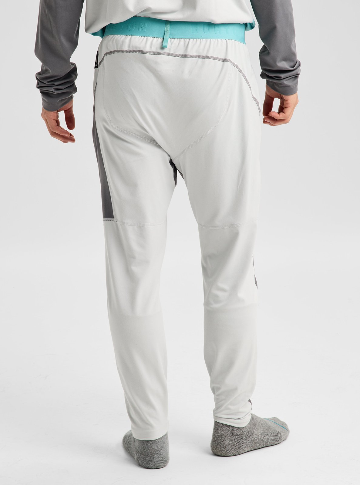 Mens Synthetic Midweight Base Layer Pants Gotham Gray/Gray Cloud - Image 8