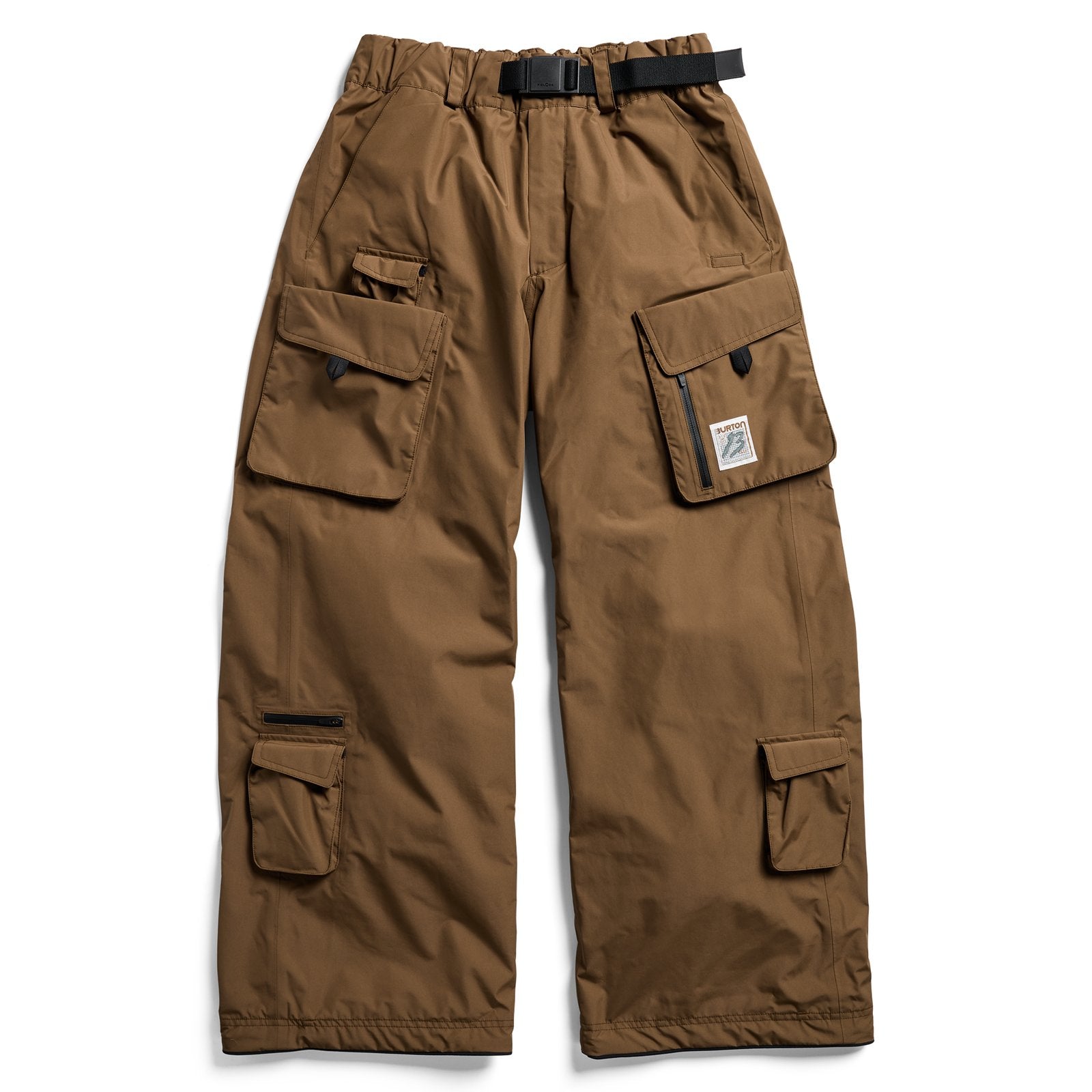Mens 2L Baggy Cargo Pants Earth Ship Brown - Image 8