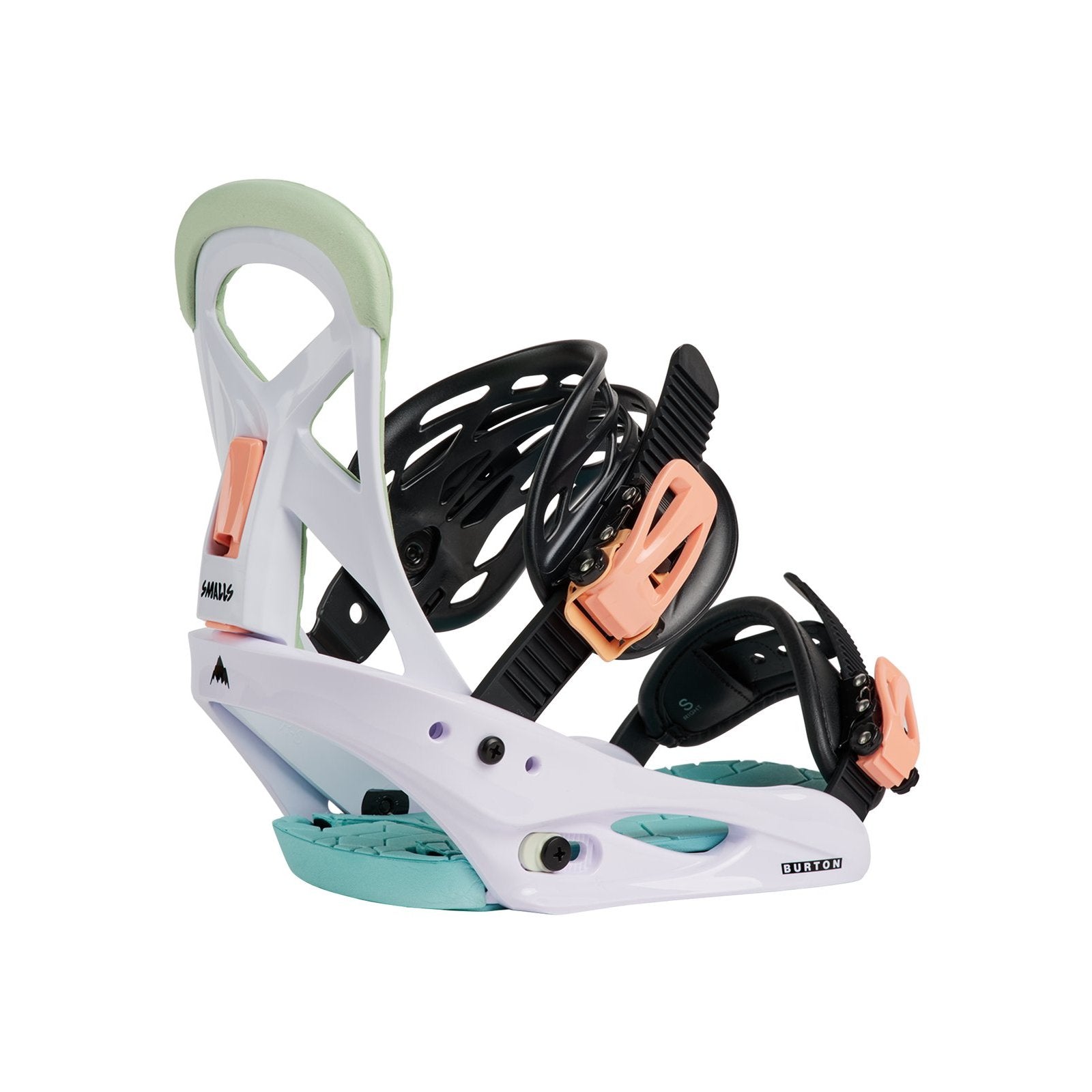 Kids Smalls Re:Flex Snowboard Bindings White / Multi - Image 8
