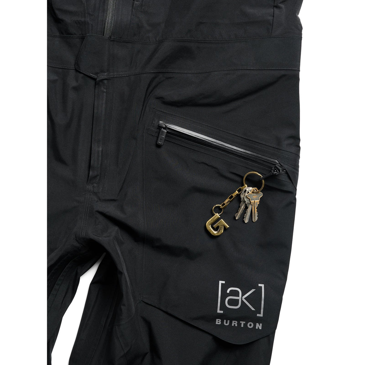 Mens [Ak] Freebird Gore‑Tex 3L Stretch Bib Pants True Black - Image 8