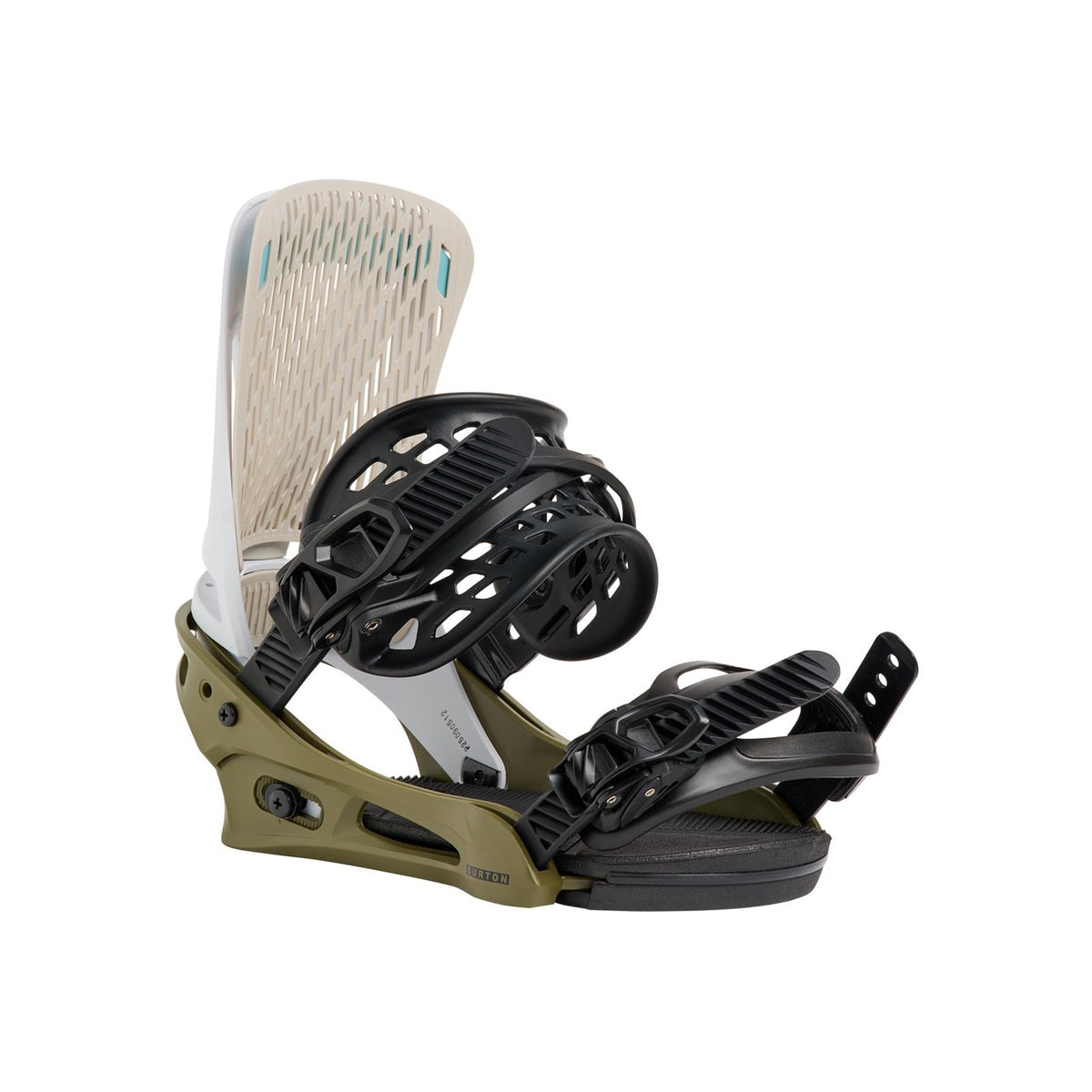 Mens Genesis Re:Flex Snowboard Bindings White / Dried Moss - Image 8